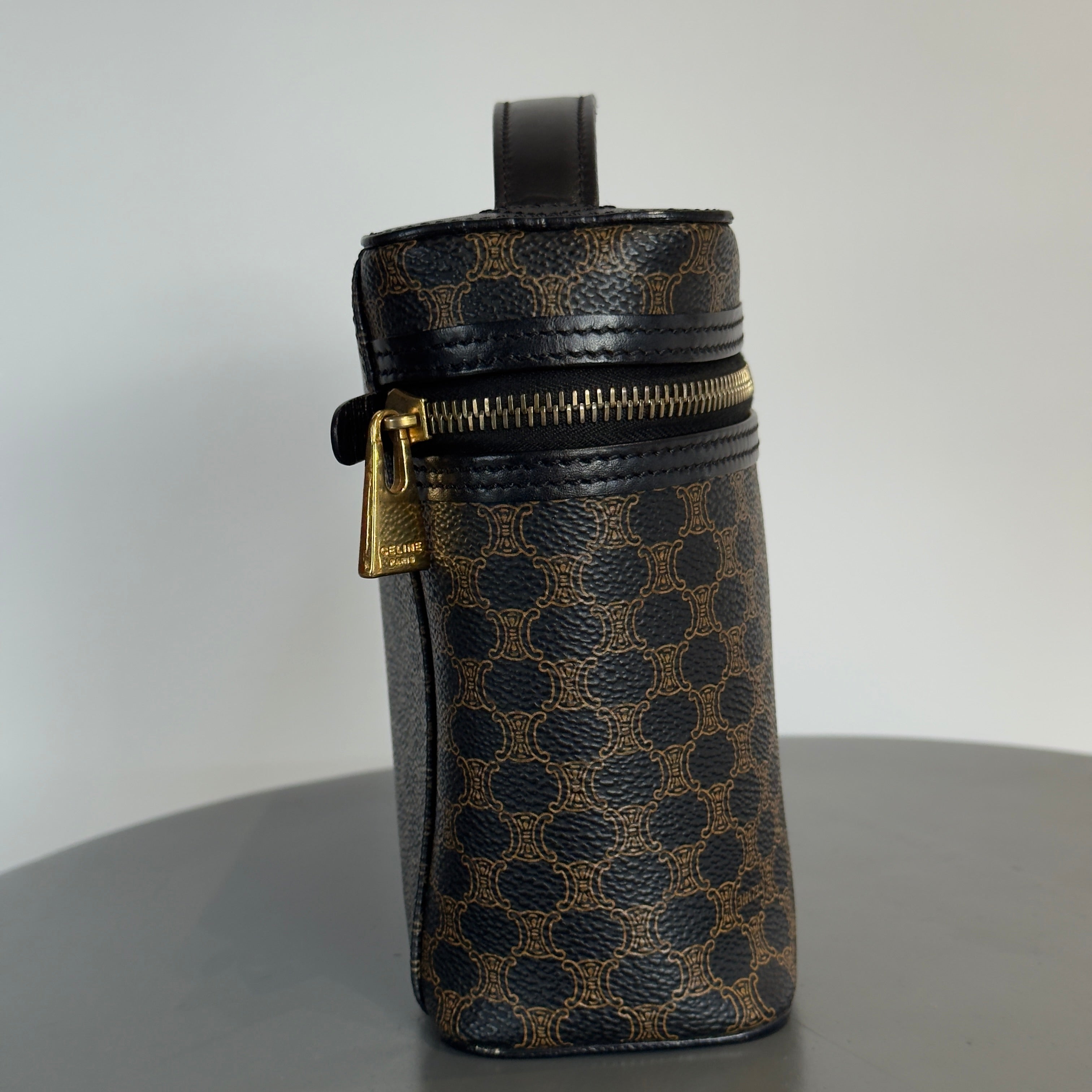 Celine Macadam Canvas Vanity Case -  Replica Handbags 