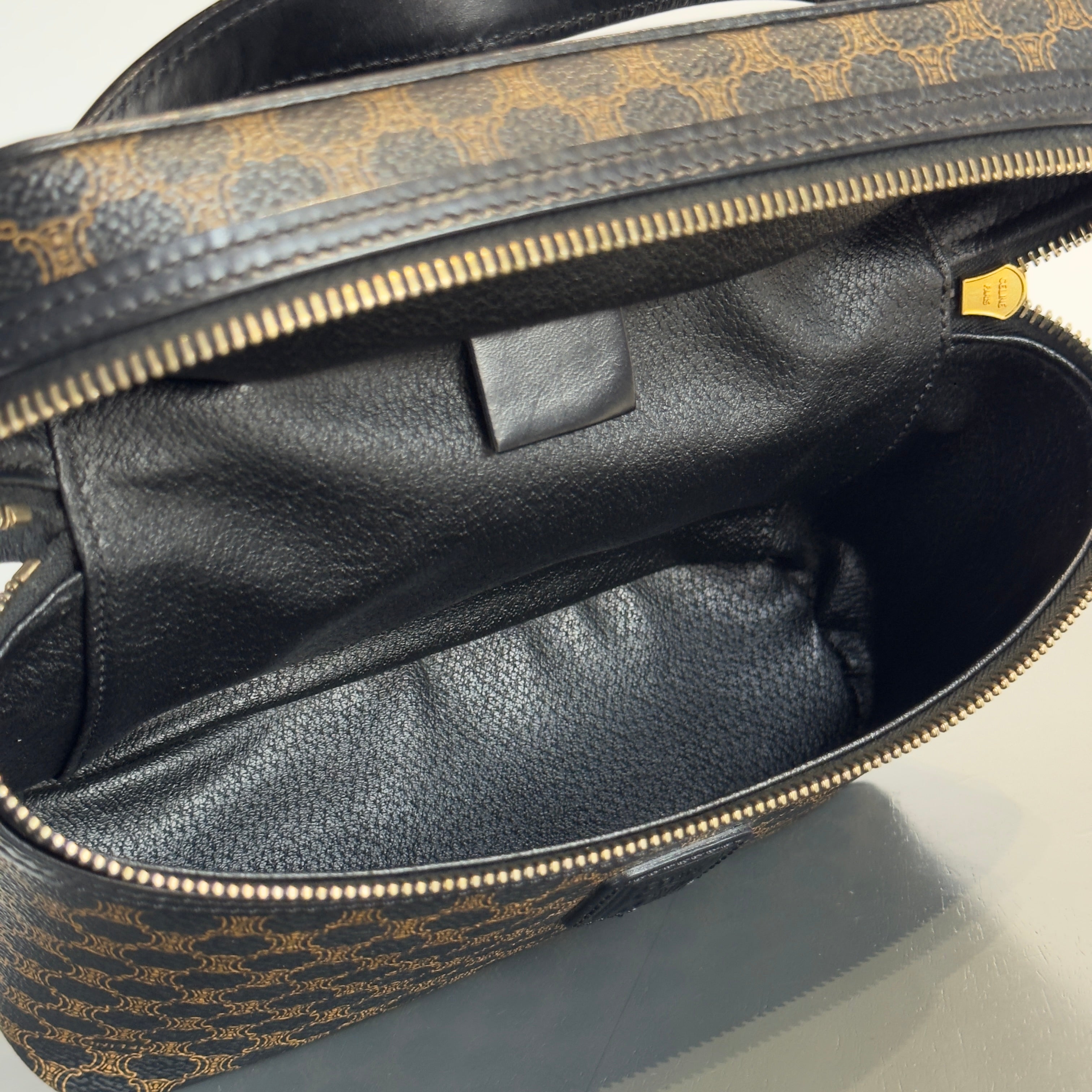 Celine Macadam Canvas Vanity Case -  Replica Handbags 