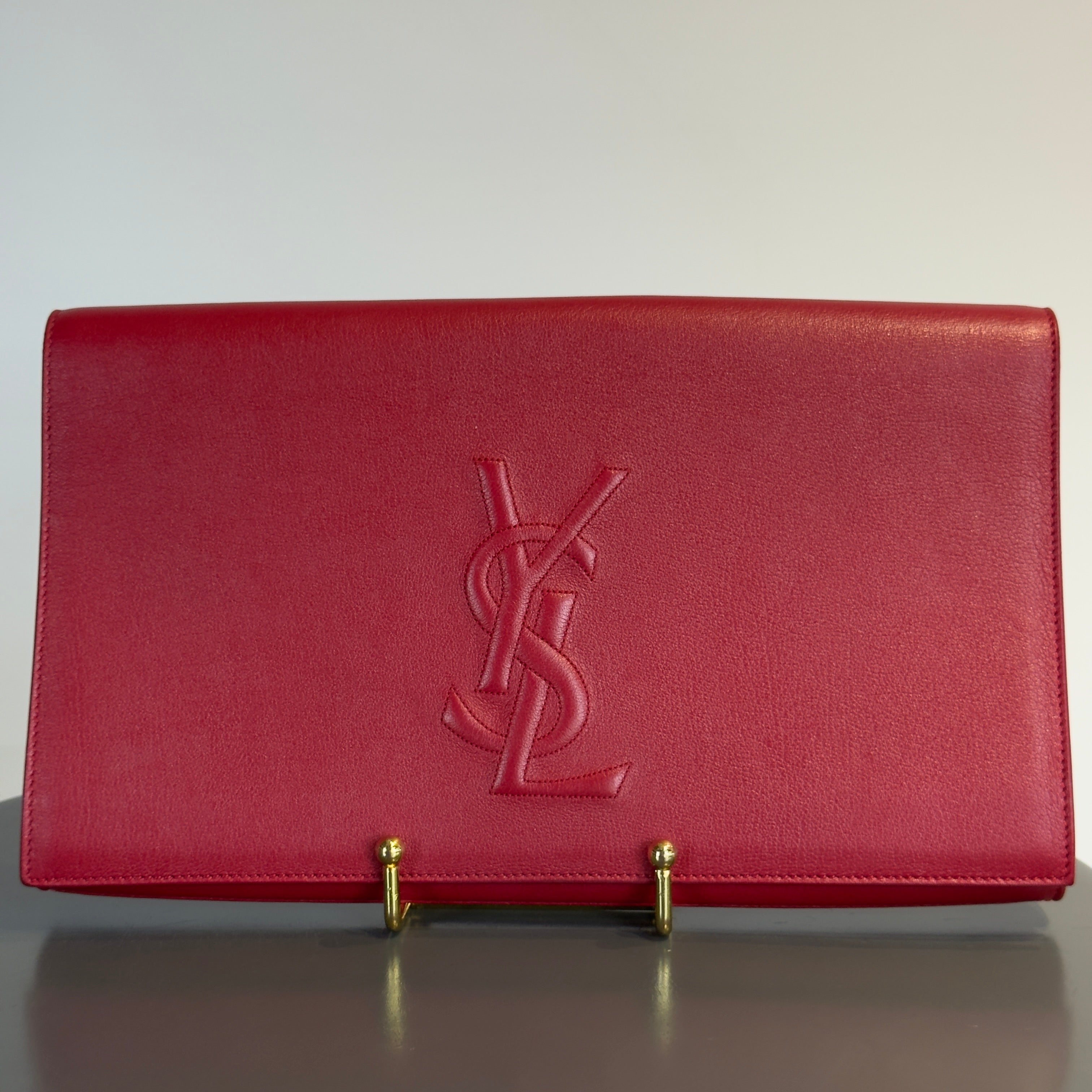 Yves Saint Laurent Belle De Jour Clutch Red - Replica Handbags