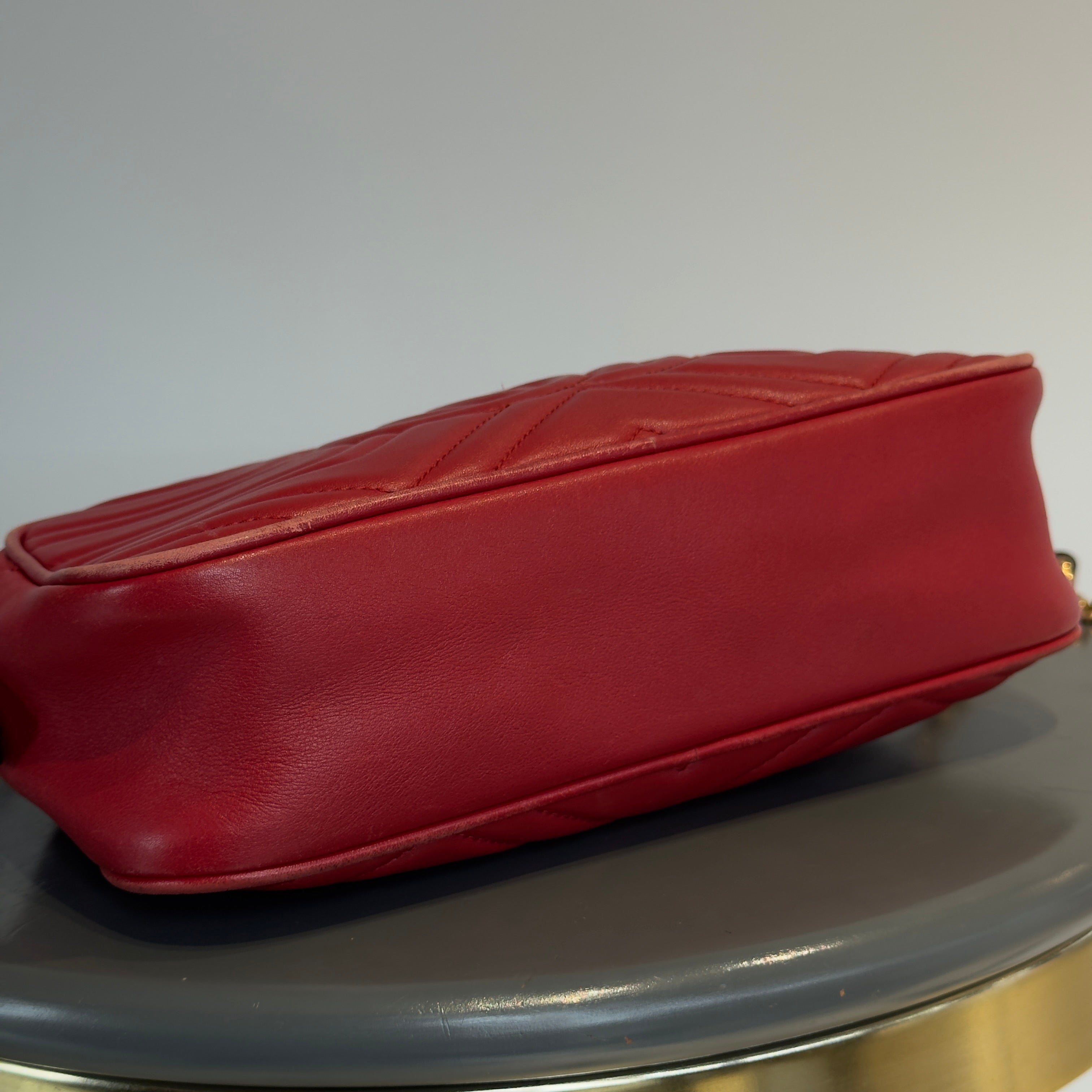 Gucci Red Marmont Crossbody Bag -  Replica Handbags 