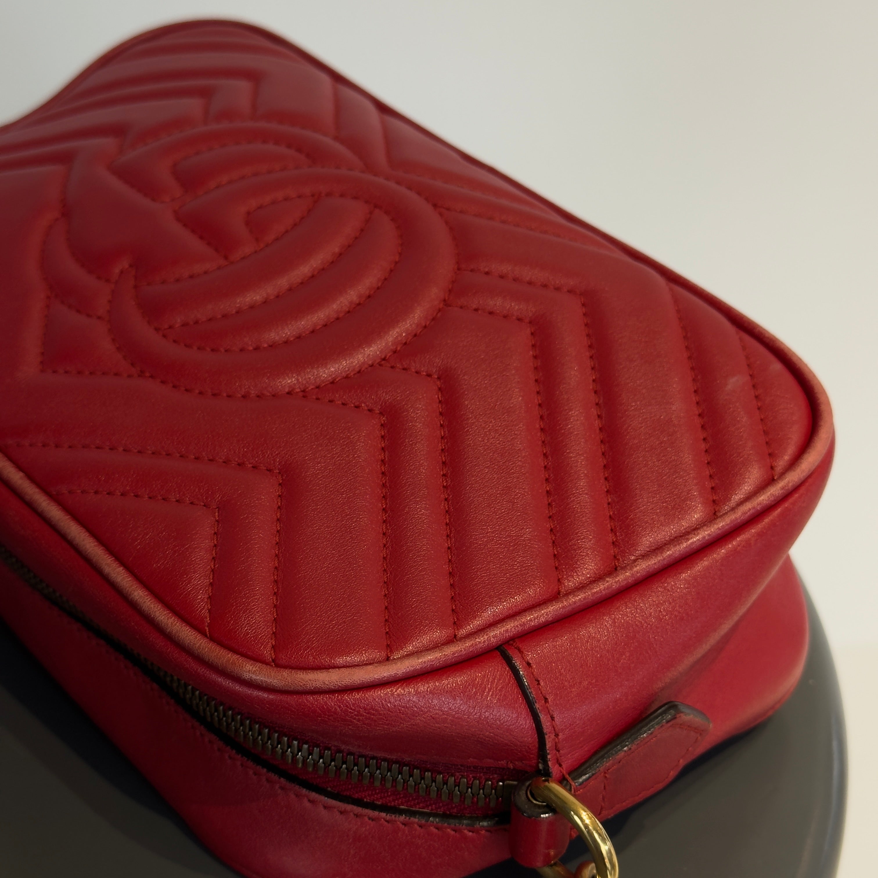 Gucci Red Marmont Crossbody Bag - Replica Handbags