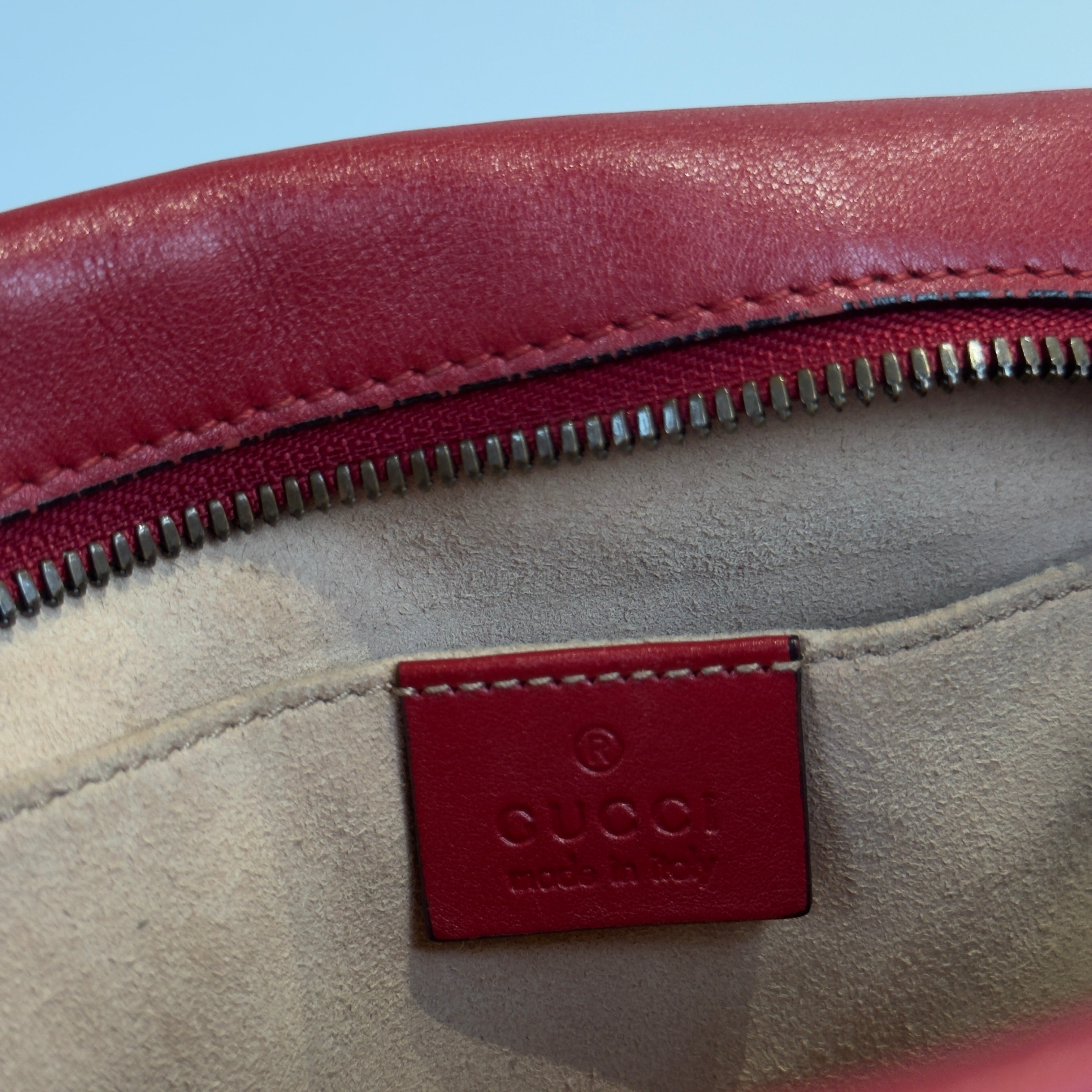 Gucci Red Marmont Crossbody Bag - Replica Handbags