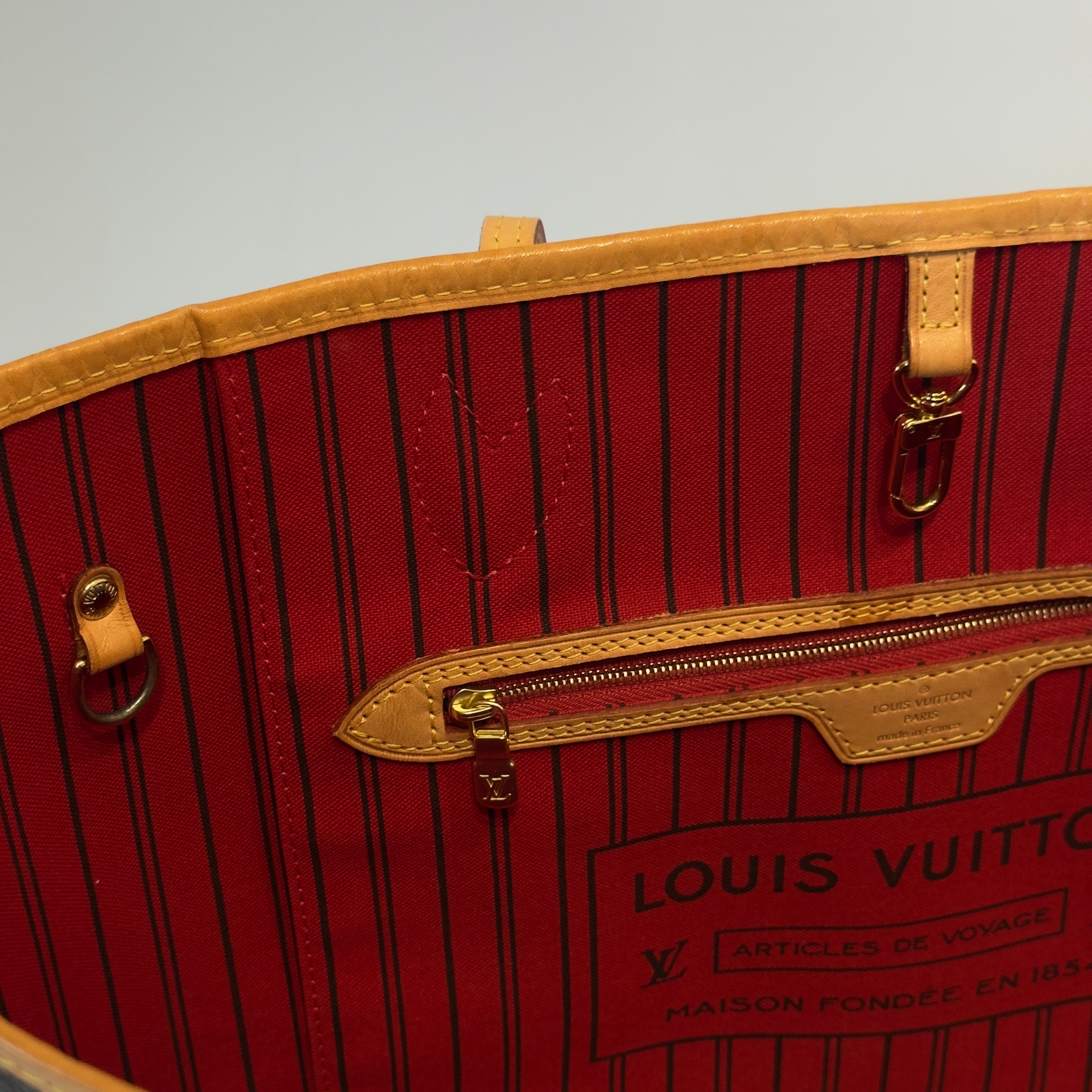 Louis Vuitton Monogram Neverfull MM -  Replica Handbags 