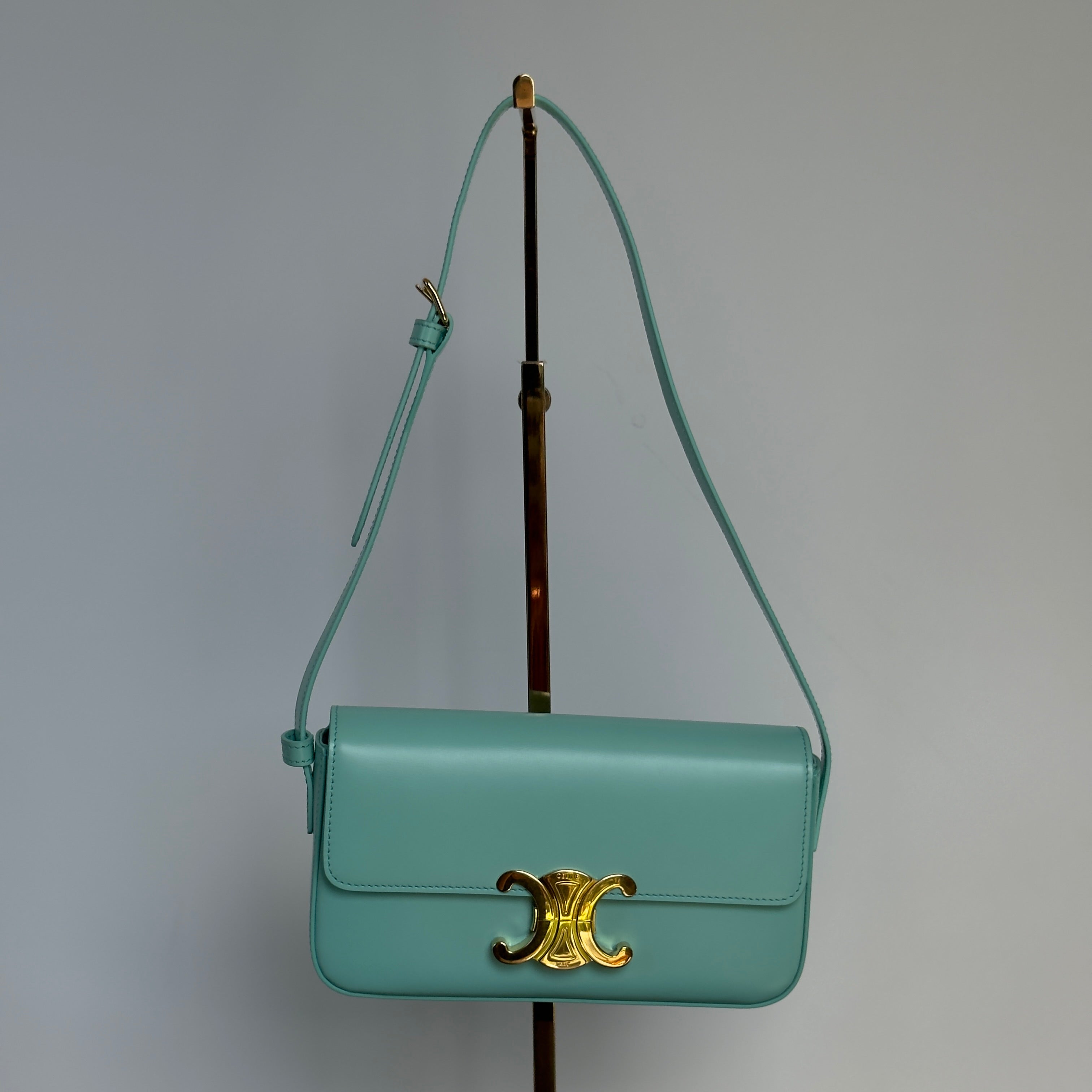Celine Shoulder Bag Claude in Turquoise -  Replica Handbags 