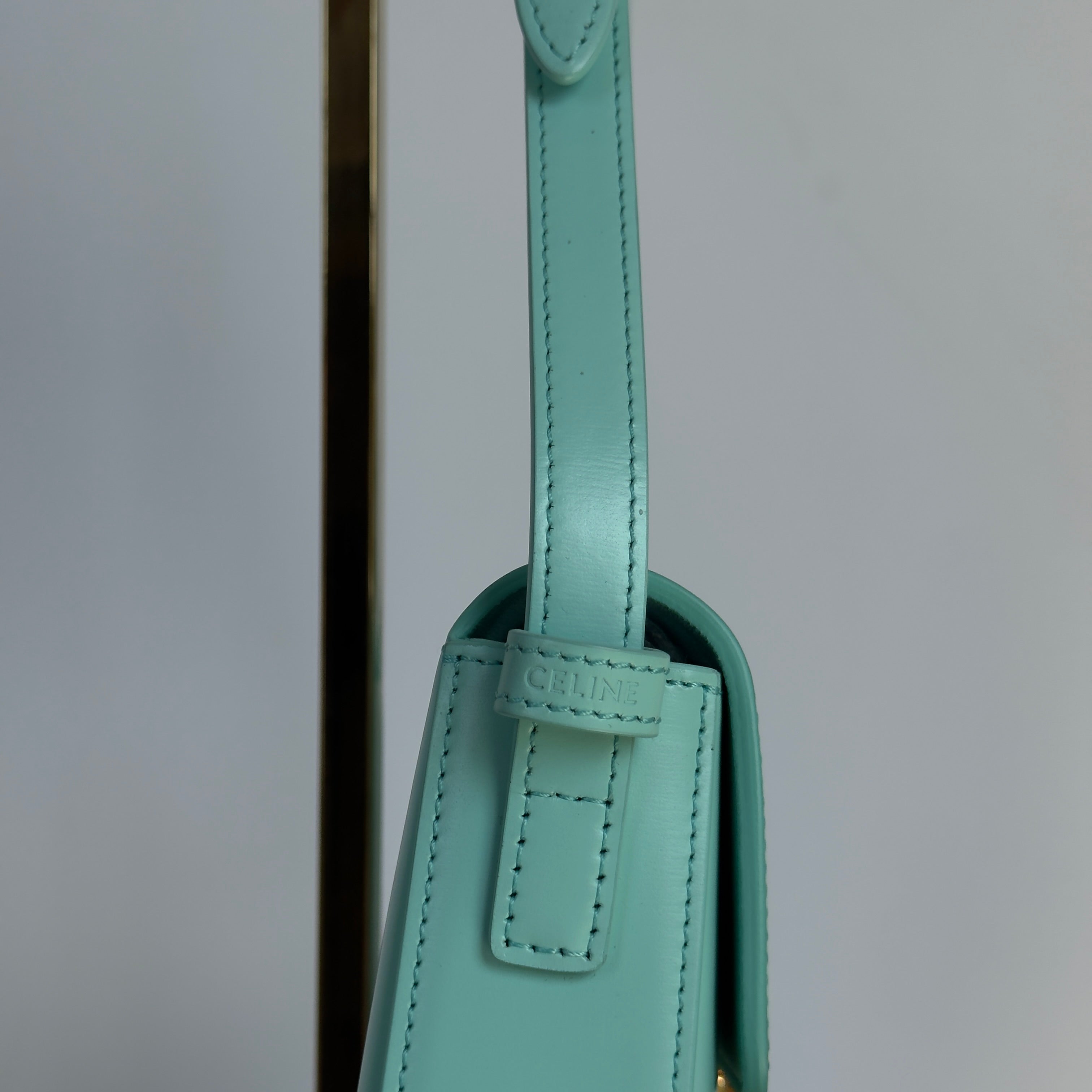 Celine Shoulder Bag Claude in Turquoise - Replica Handbags