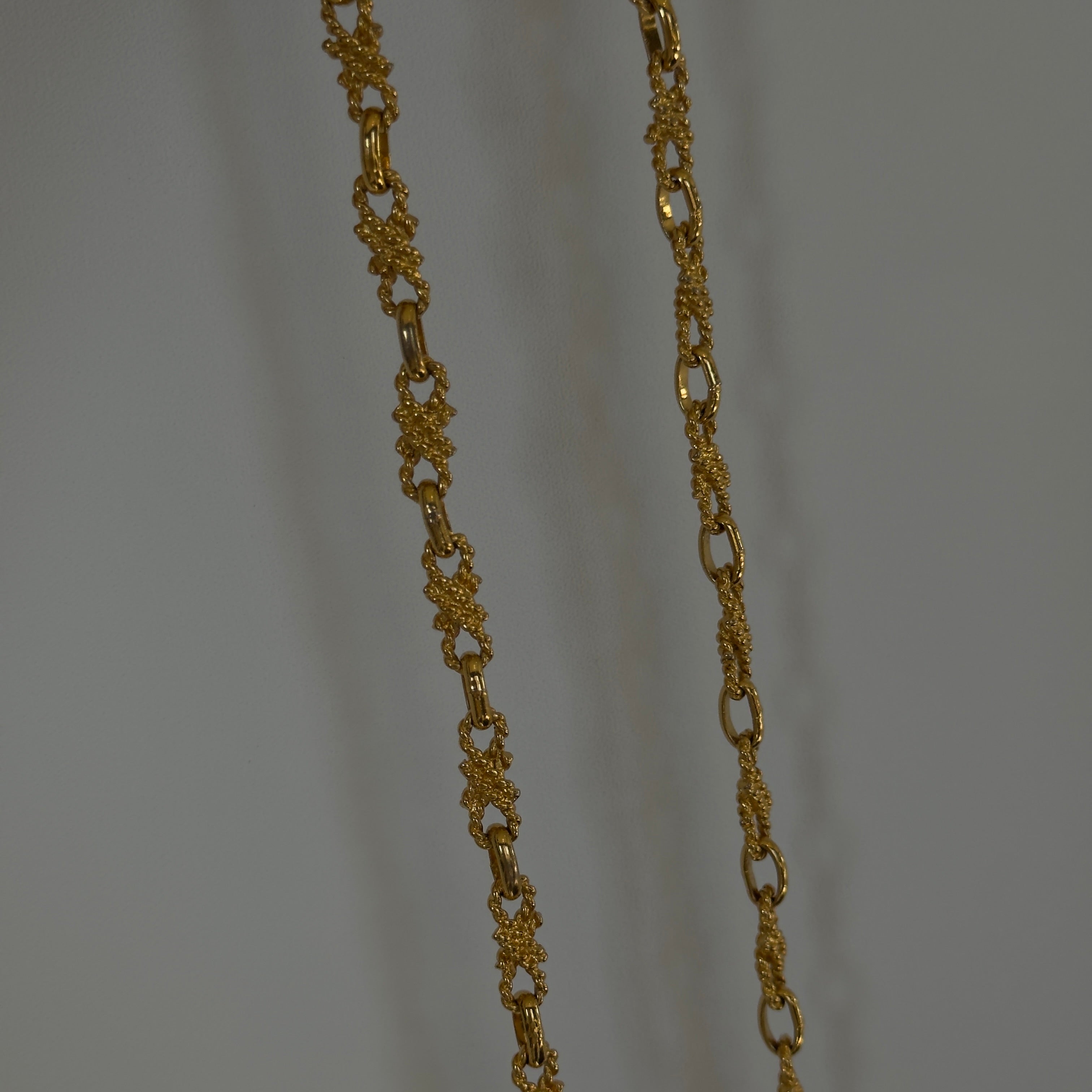 Celine Woven Rope Gold-Tone Necklace - Replica Handbags