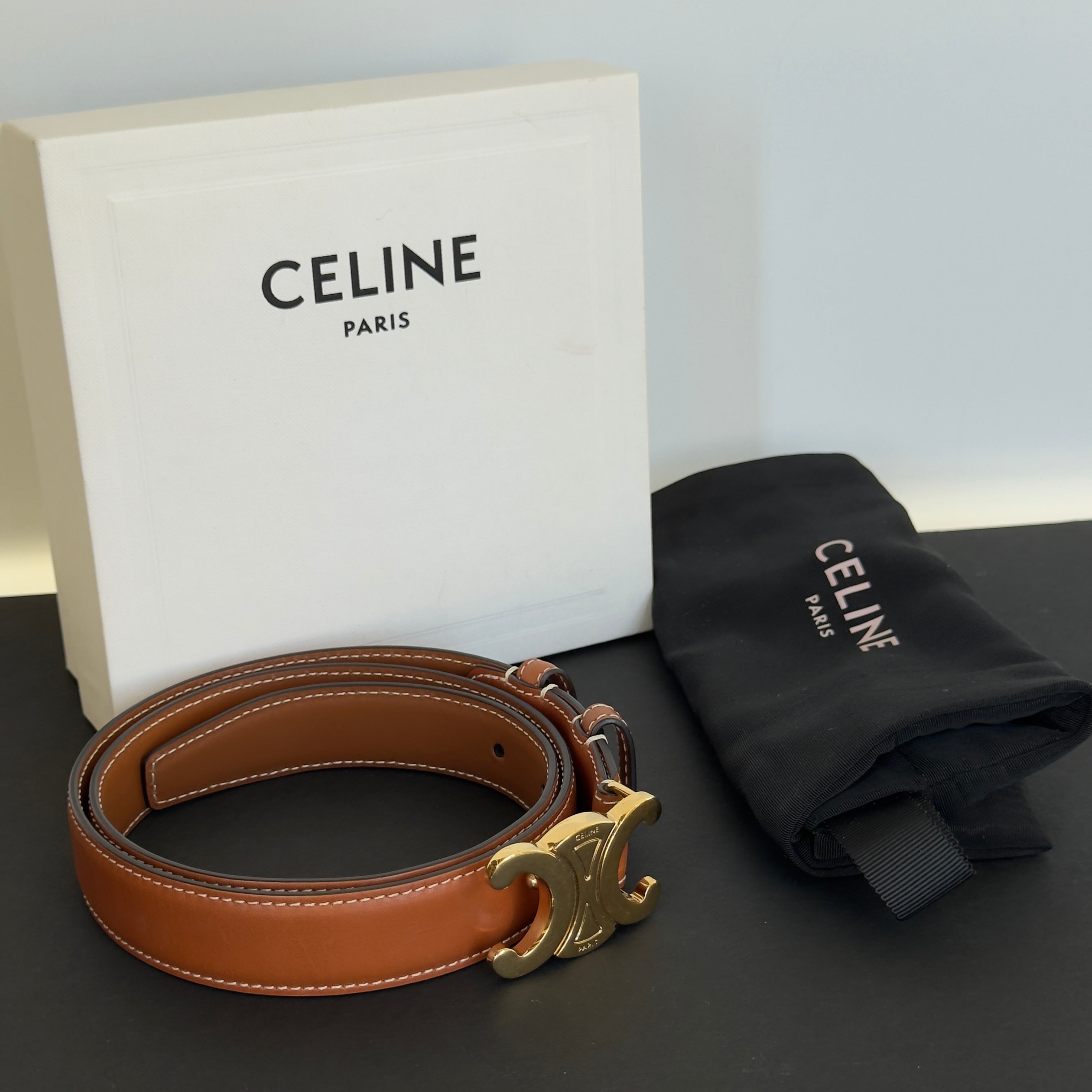 Celine Triomphe Medium Belt - Replica Handbags