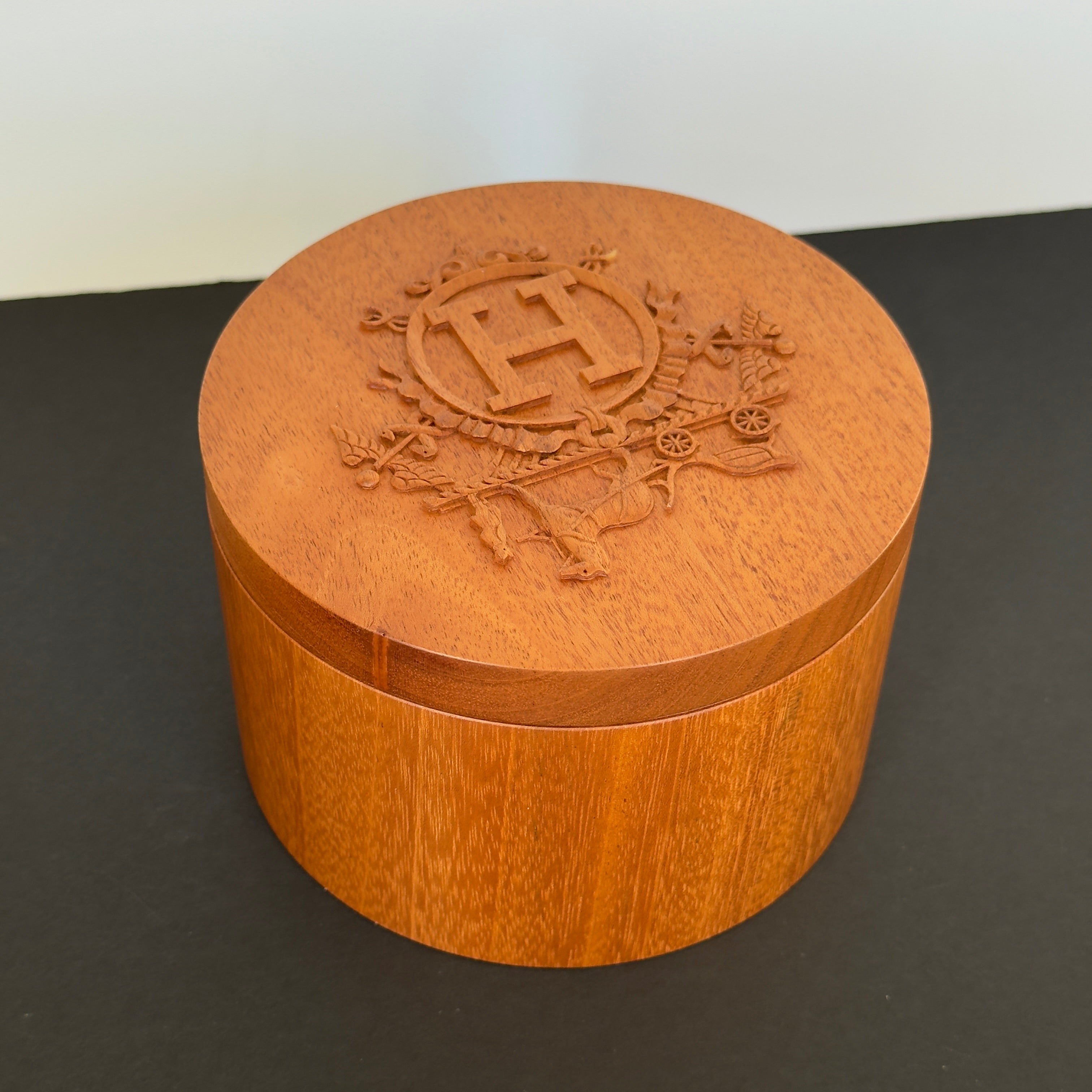 Hermes Ex-Libris Mahogany Twilly Box -  Replica Handbags 