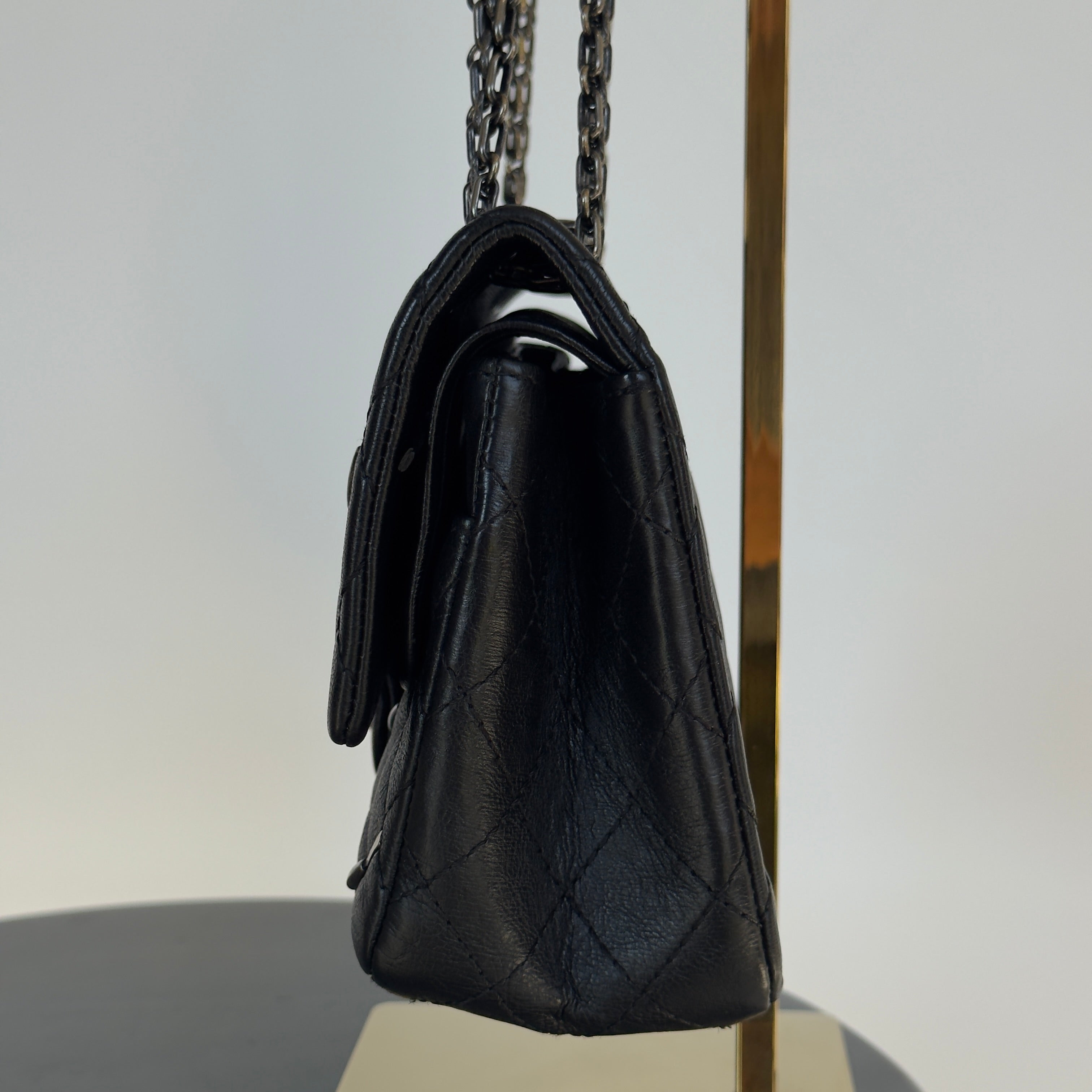 Ultra Rare Limited Edition Chanel 2015 Calfskin Brasserie Charms 2.55 Reissue Flap Bag -  Replica Handbags 