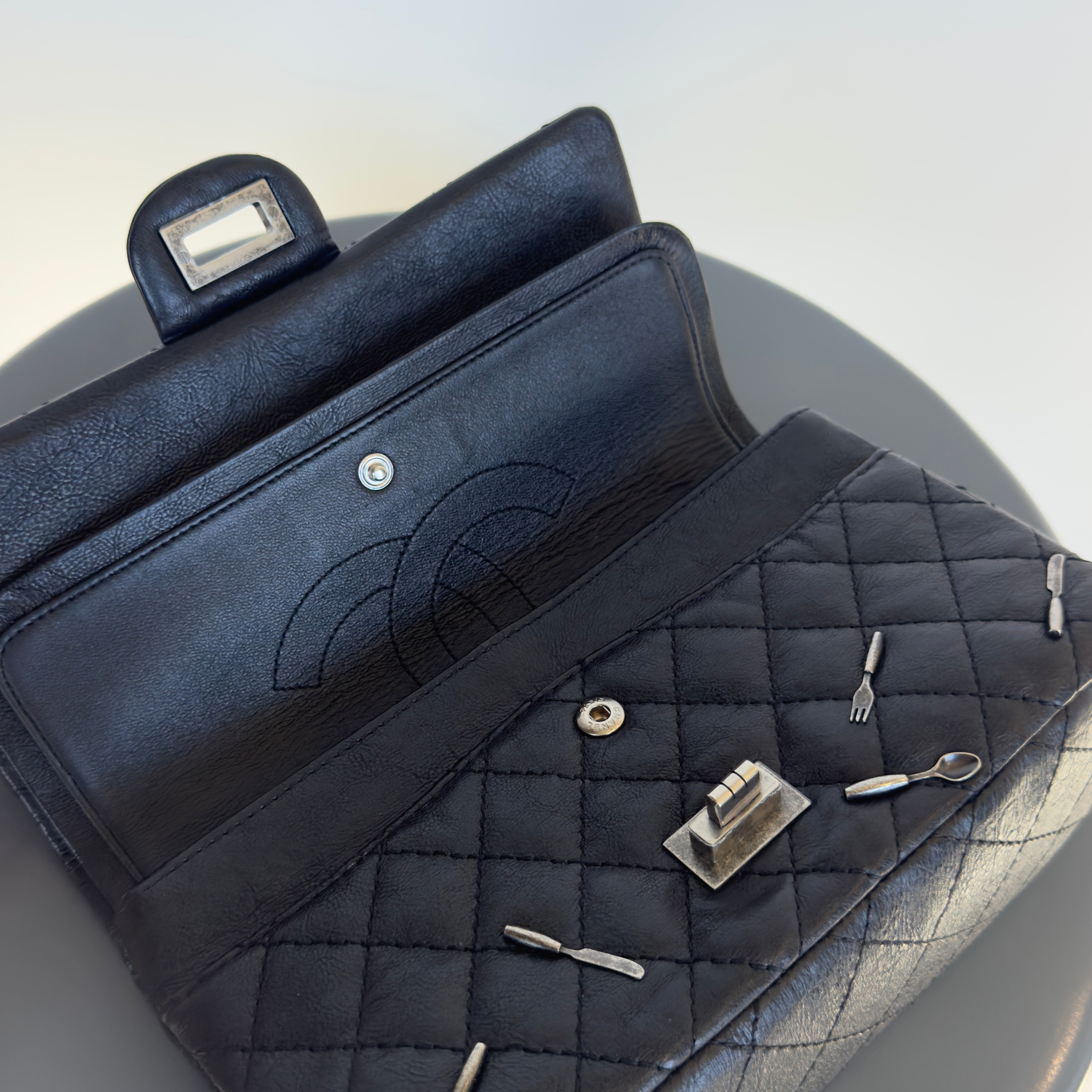 Ultra Rare Limited Edition Chanel 2015 Calfskin Brasserie Charms 2.55 Reissue Flap Bag -  Replica Handbags 