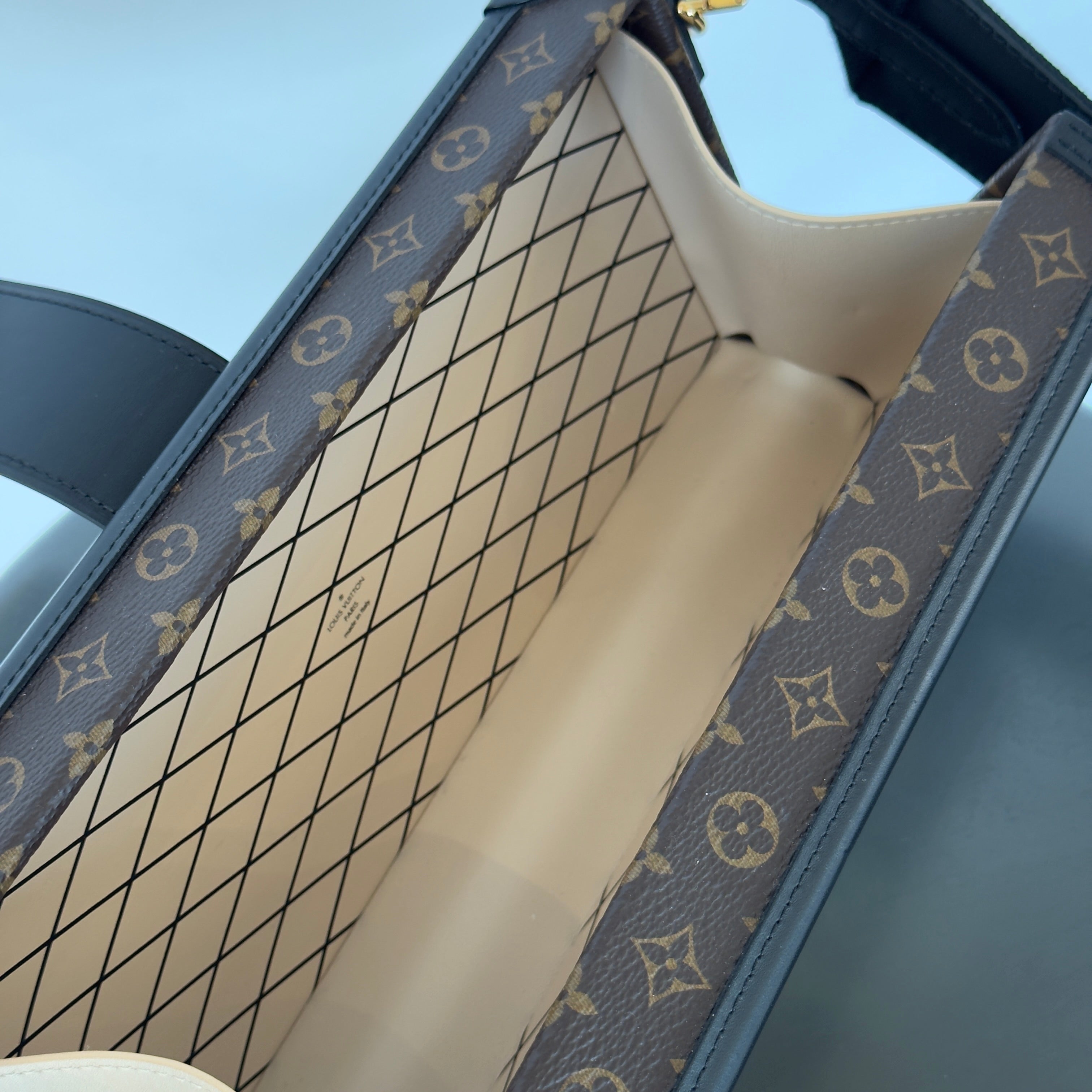 Louis Vuitton Limited Edition Runway Monogram Canvas Petite Malle East West Gold Hardware 2022 -  Replica Handbags 