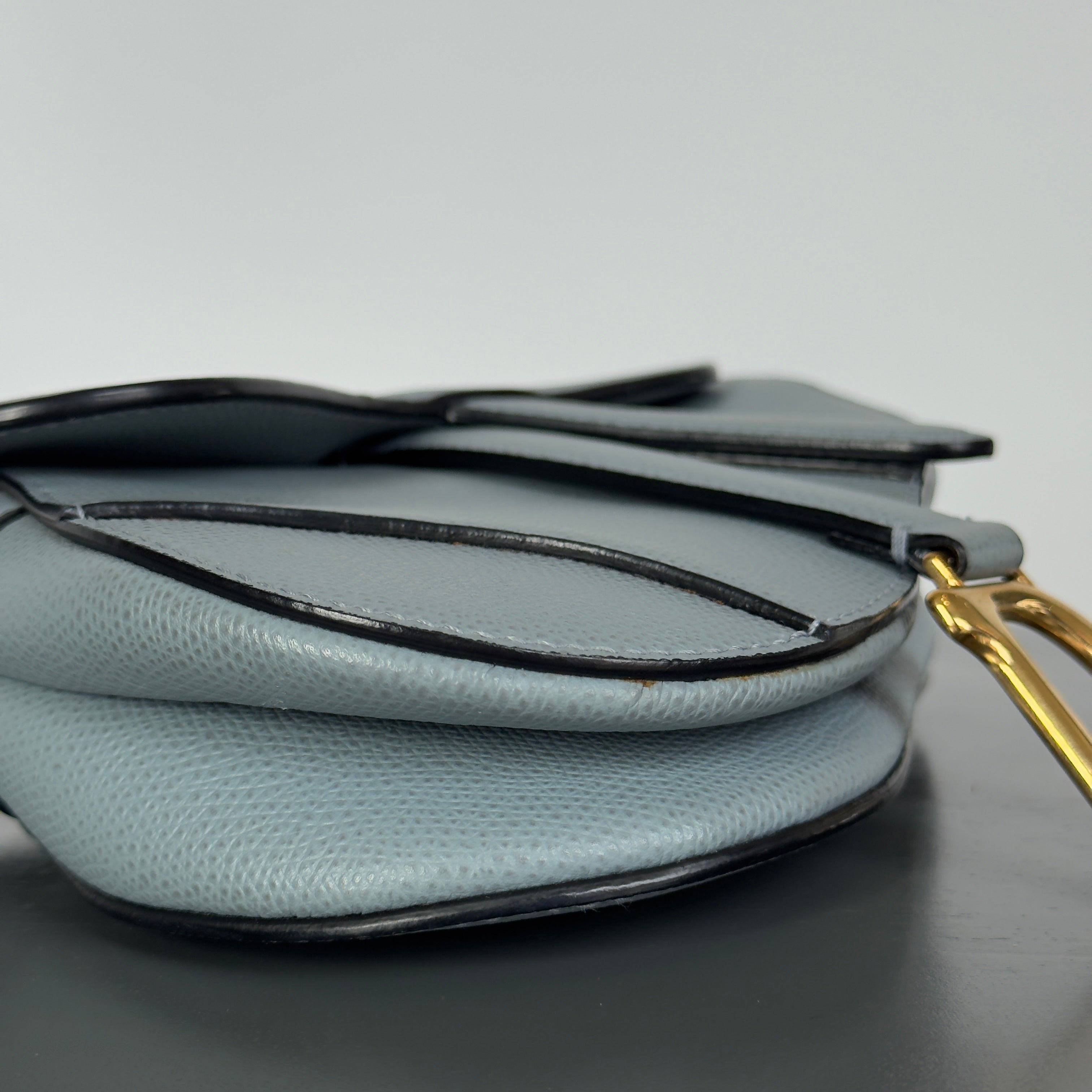 Christian Dior Leather Mini Saddle Bag -  Replica Handbags 