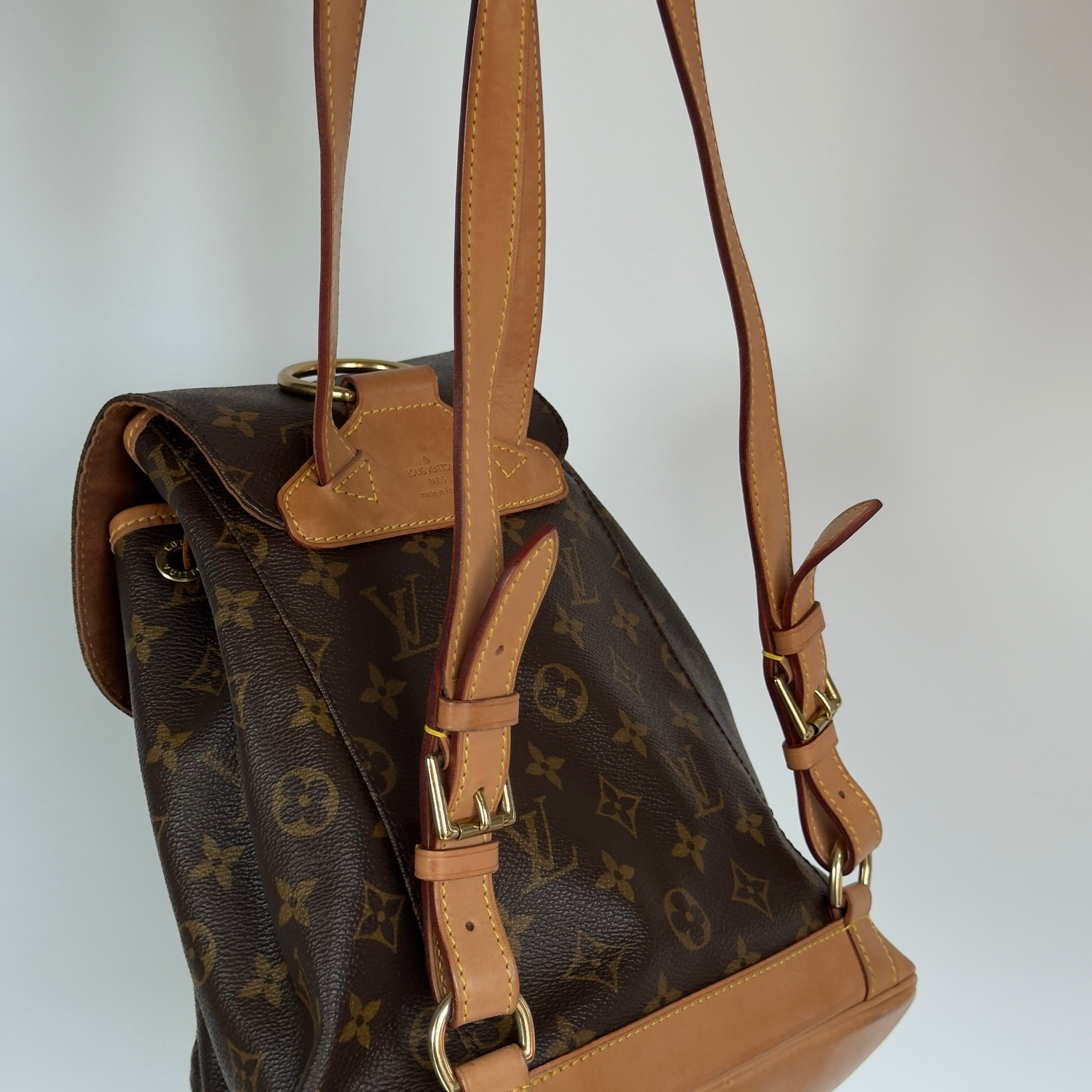 Louis Vuitton Monogram Montsouris MM -  Replica Handbags 