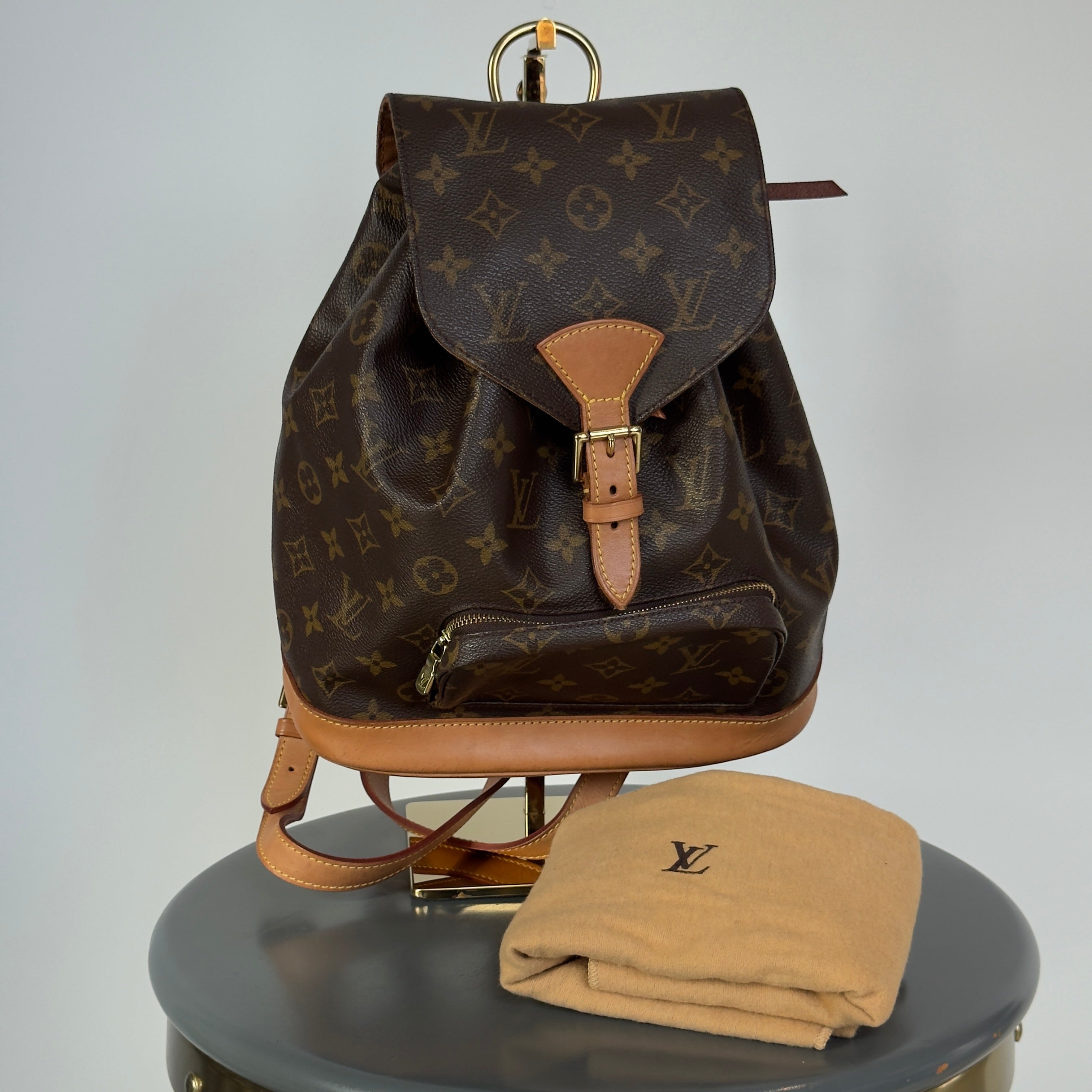 Louis Vuitton Monogram Montsouris MM -  Replica Handbags 