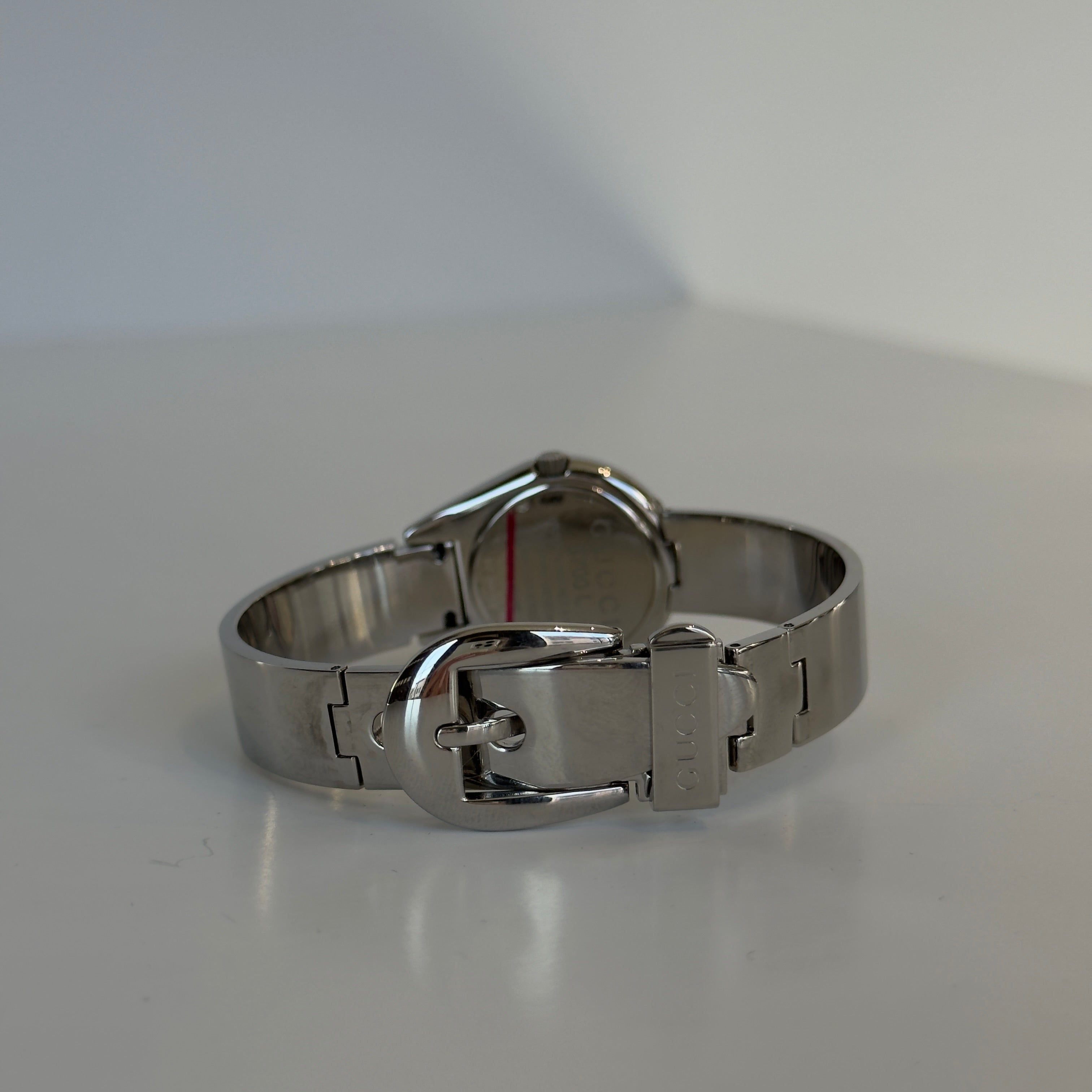 Gucci 6700L Mirror Buckle Bangle Watch - Replica Handbags