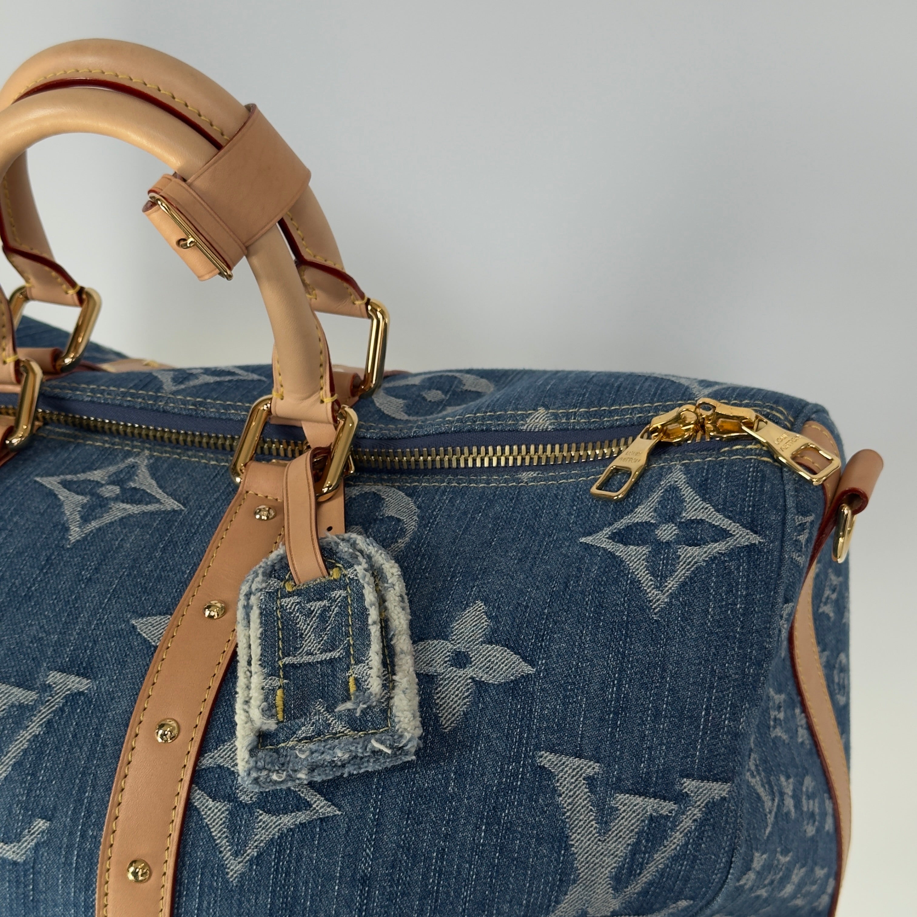 Louis Vuitton Keepall Bandouliere 45 Denim - Replica Handbags