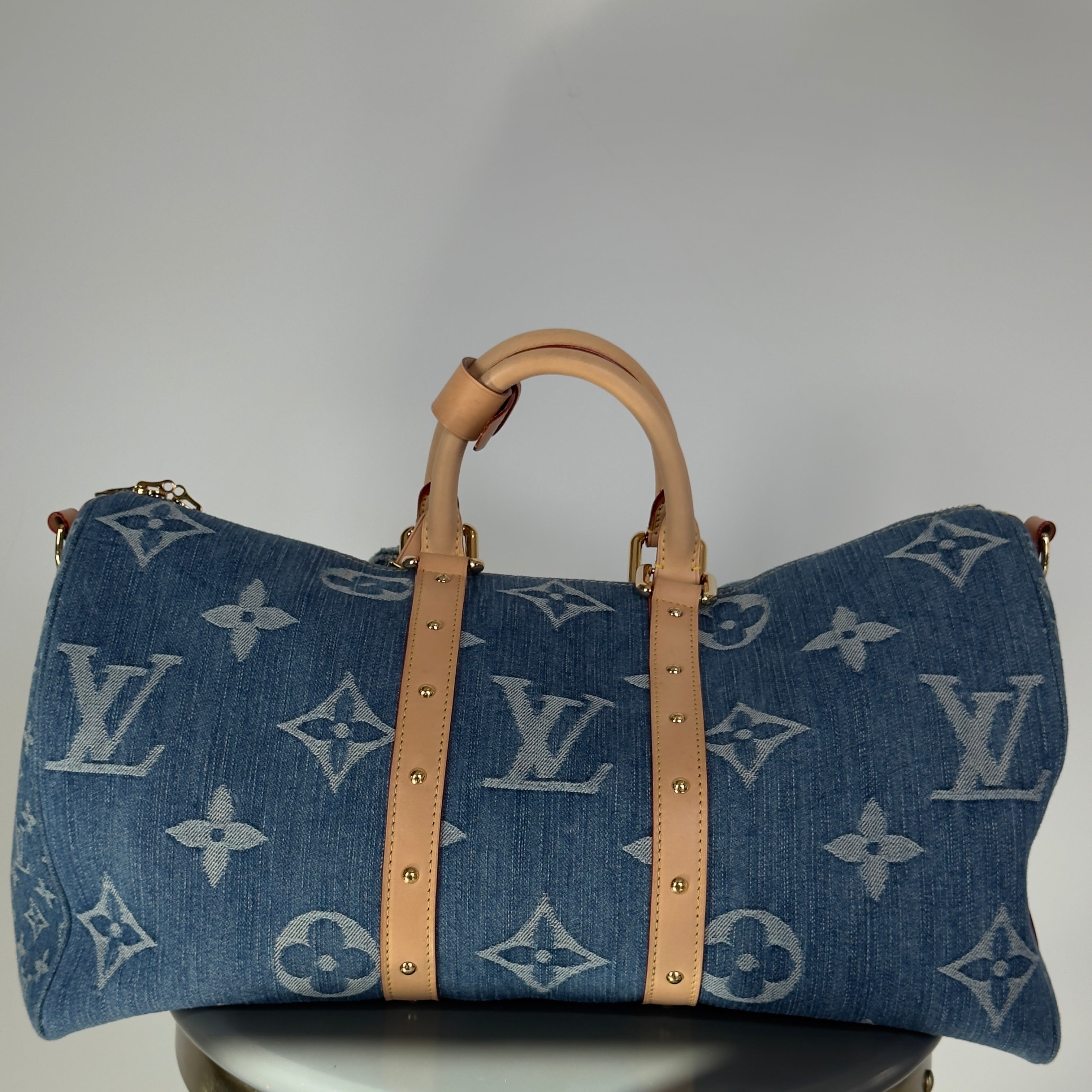 Louis Vuitton Keepall Bandouliere 45 Denim - Replica Handbags