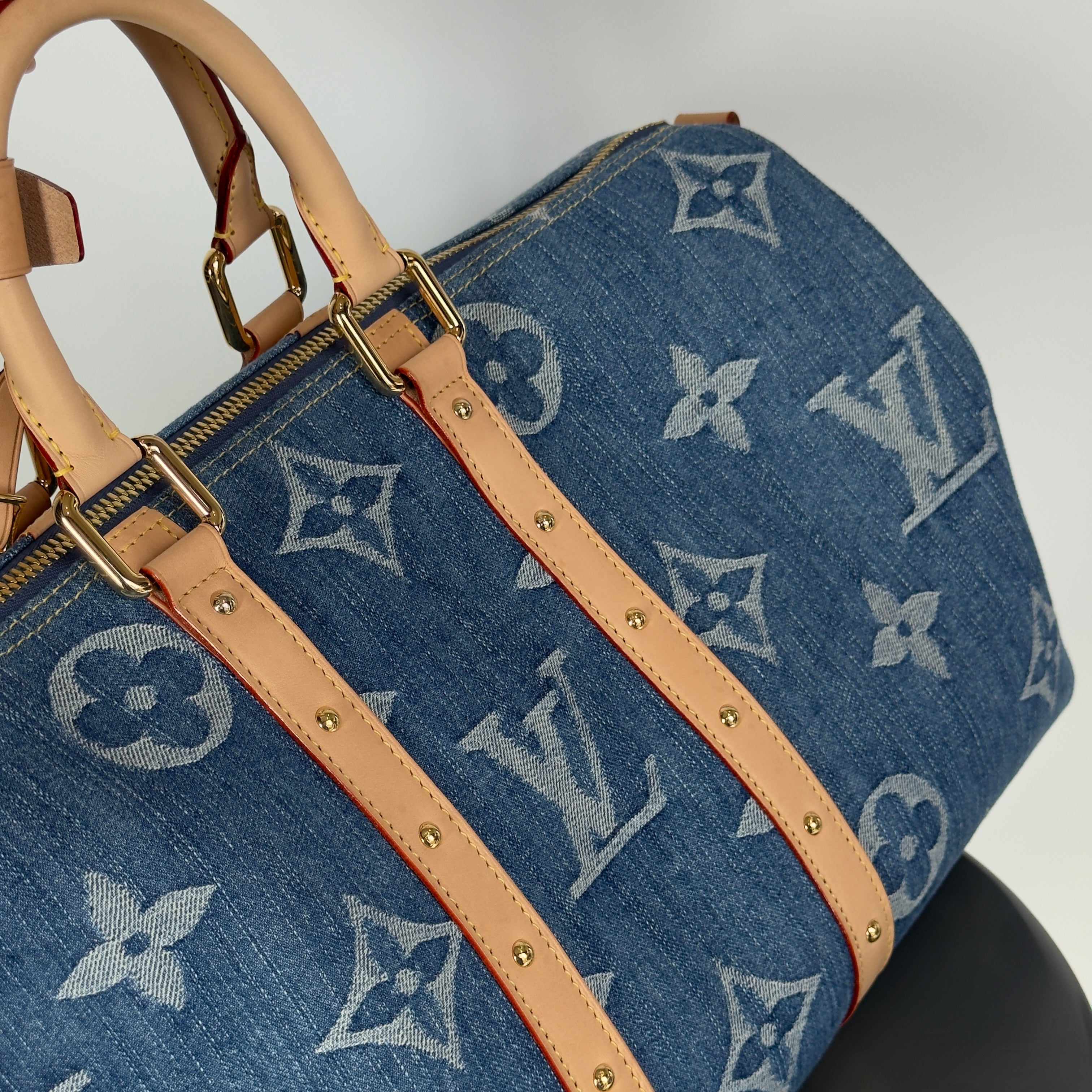 Louis Vuitton Keepall Bandouliere 45 Denim - Replica Handbags
