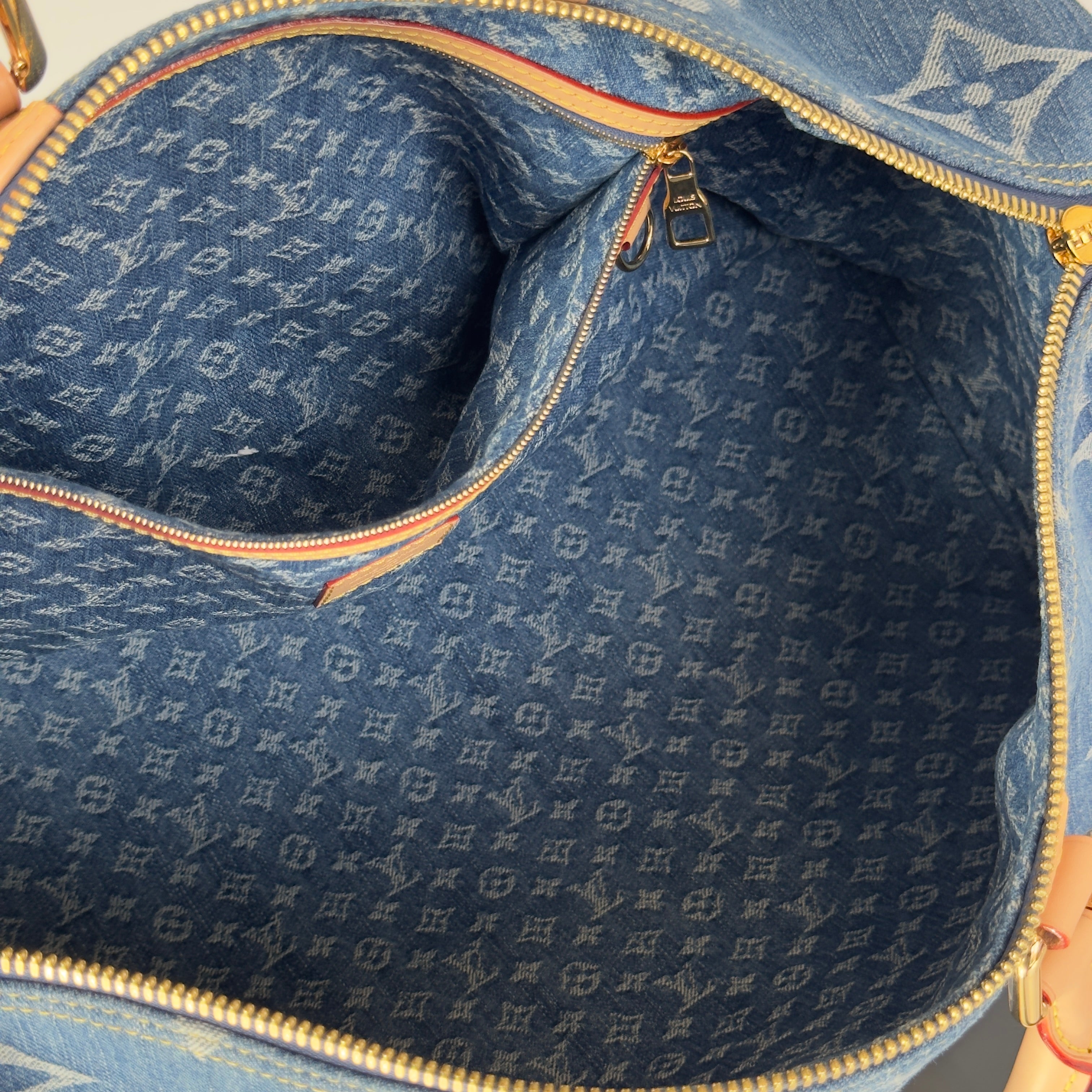 Louis Vuitton Keepall Bandouliere 45 Denim -  Replica Handbags 