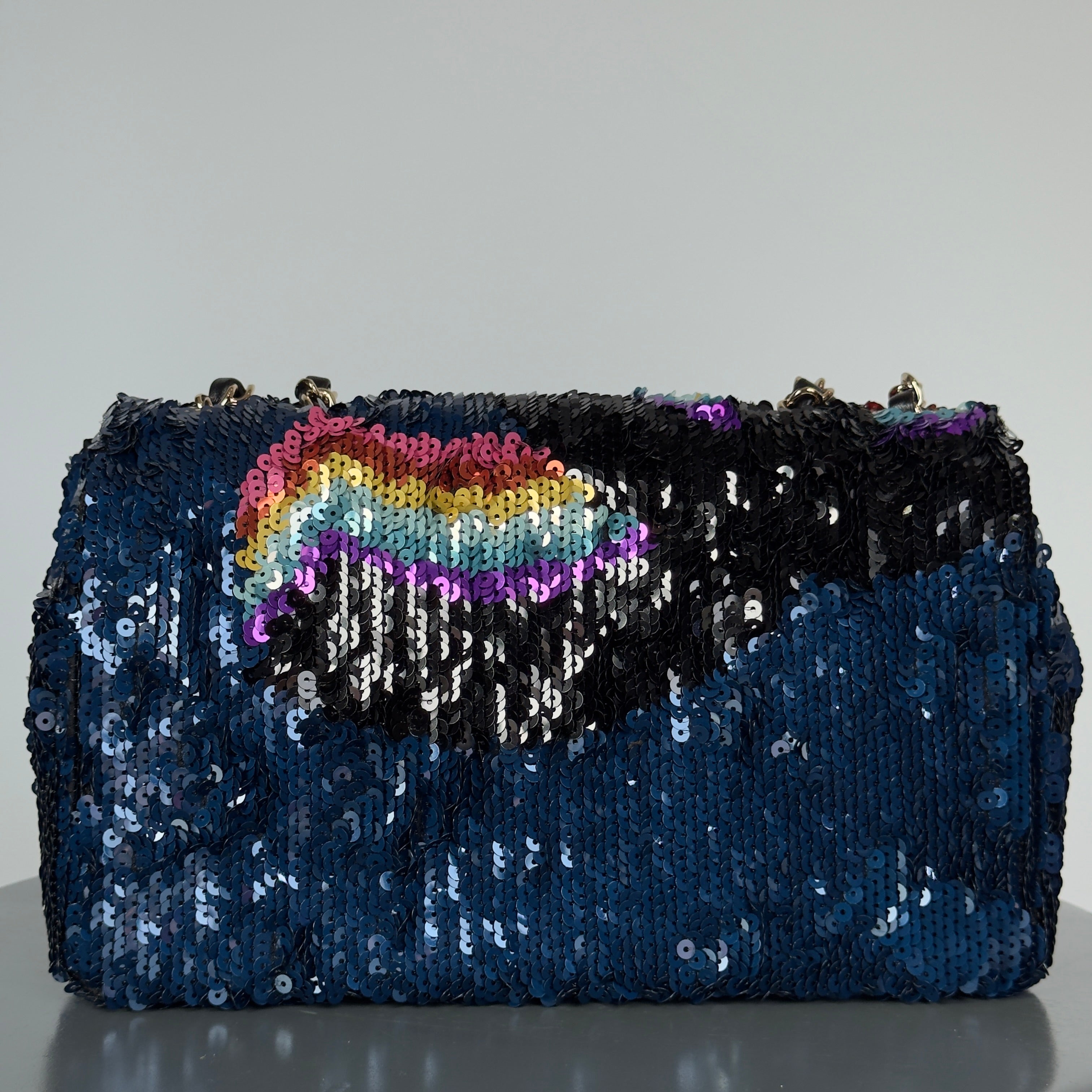 Chanel Rainbow Sequin 2021 Flap Bag - Replica Handbags