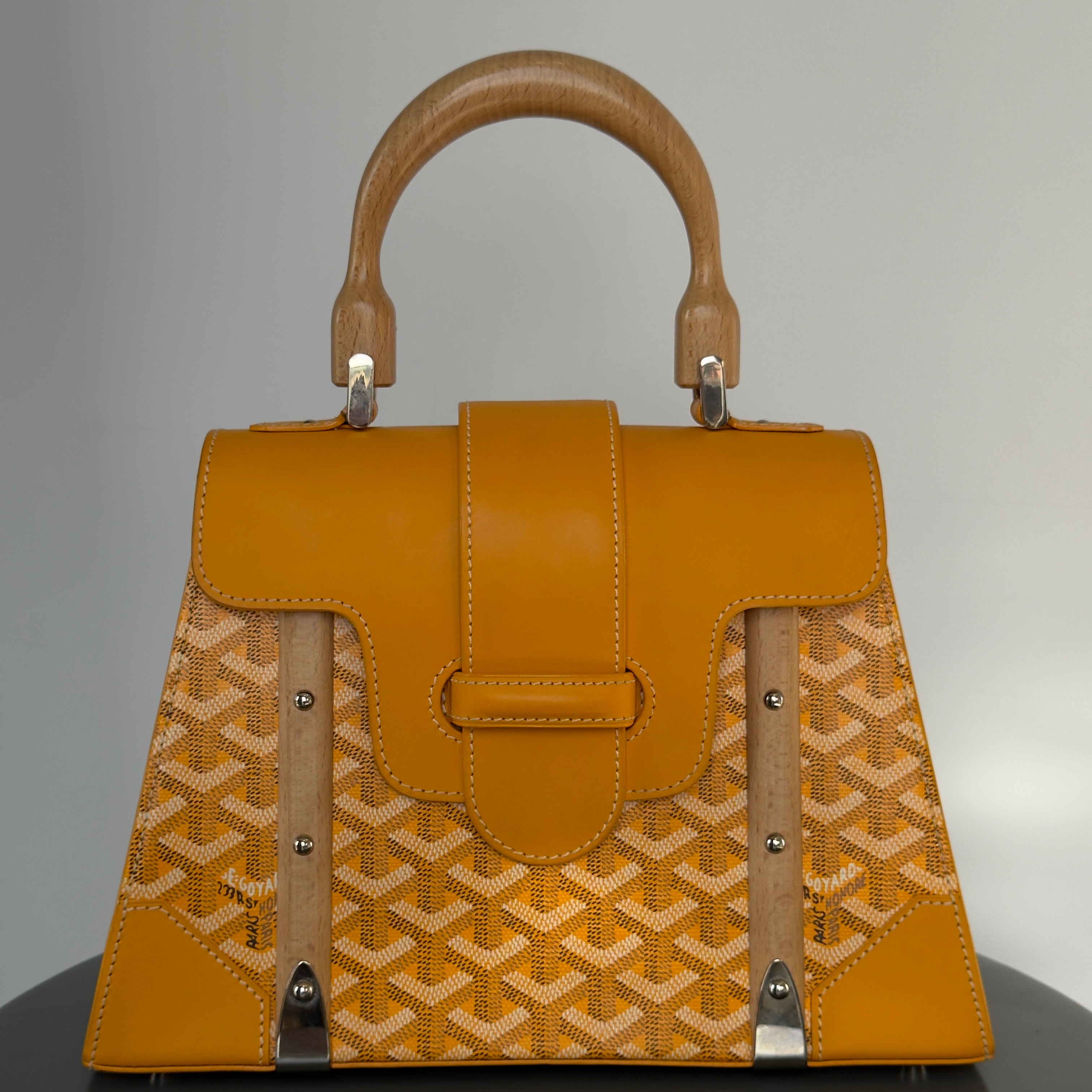 Goyard Goyardine Saigon PM Yellow - Replica Handbags