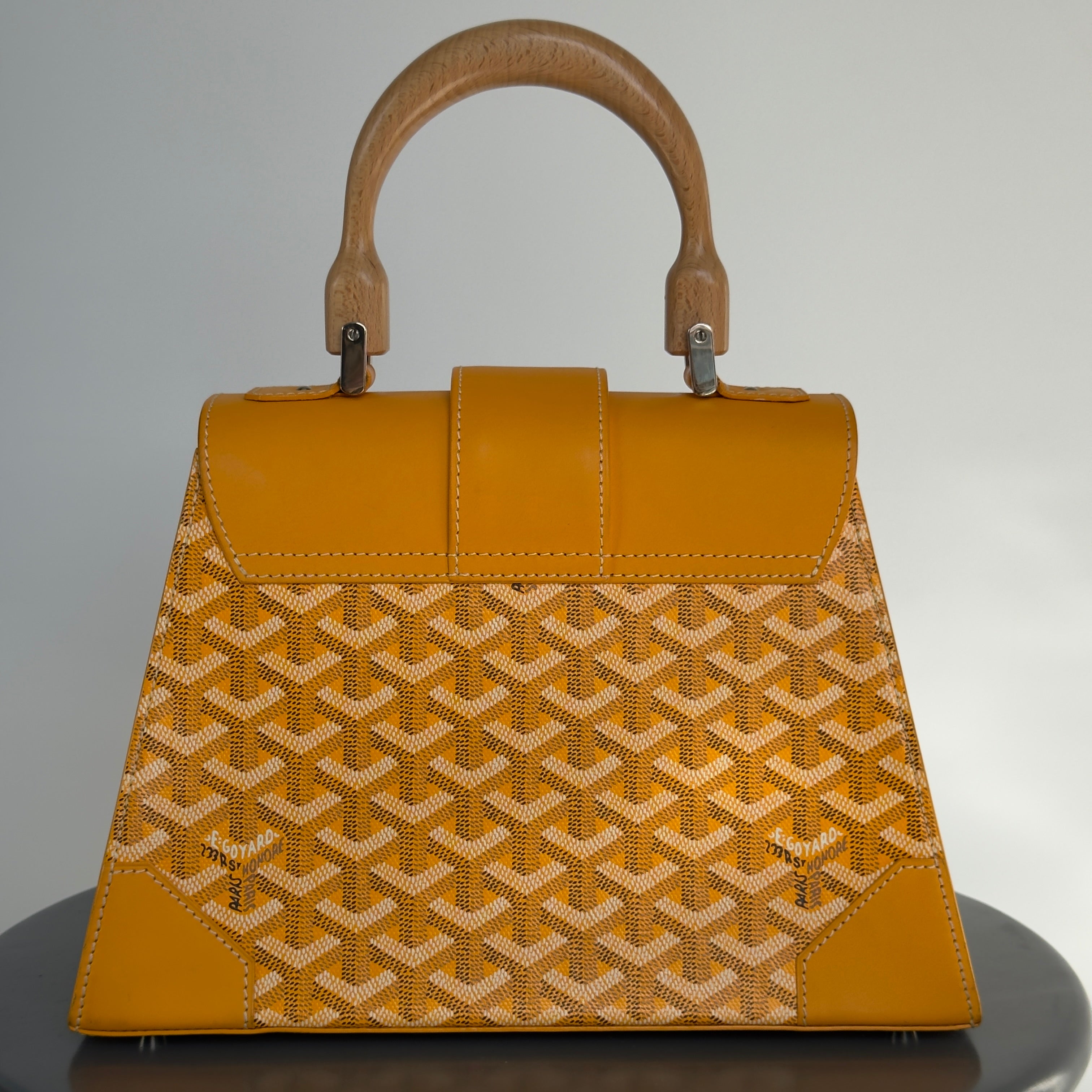 Goyard Goyardine Saigon PM Yellow - Replica Handbags