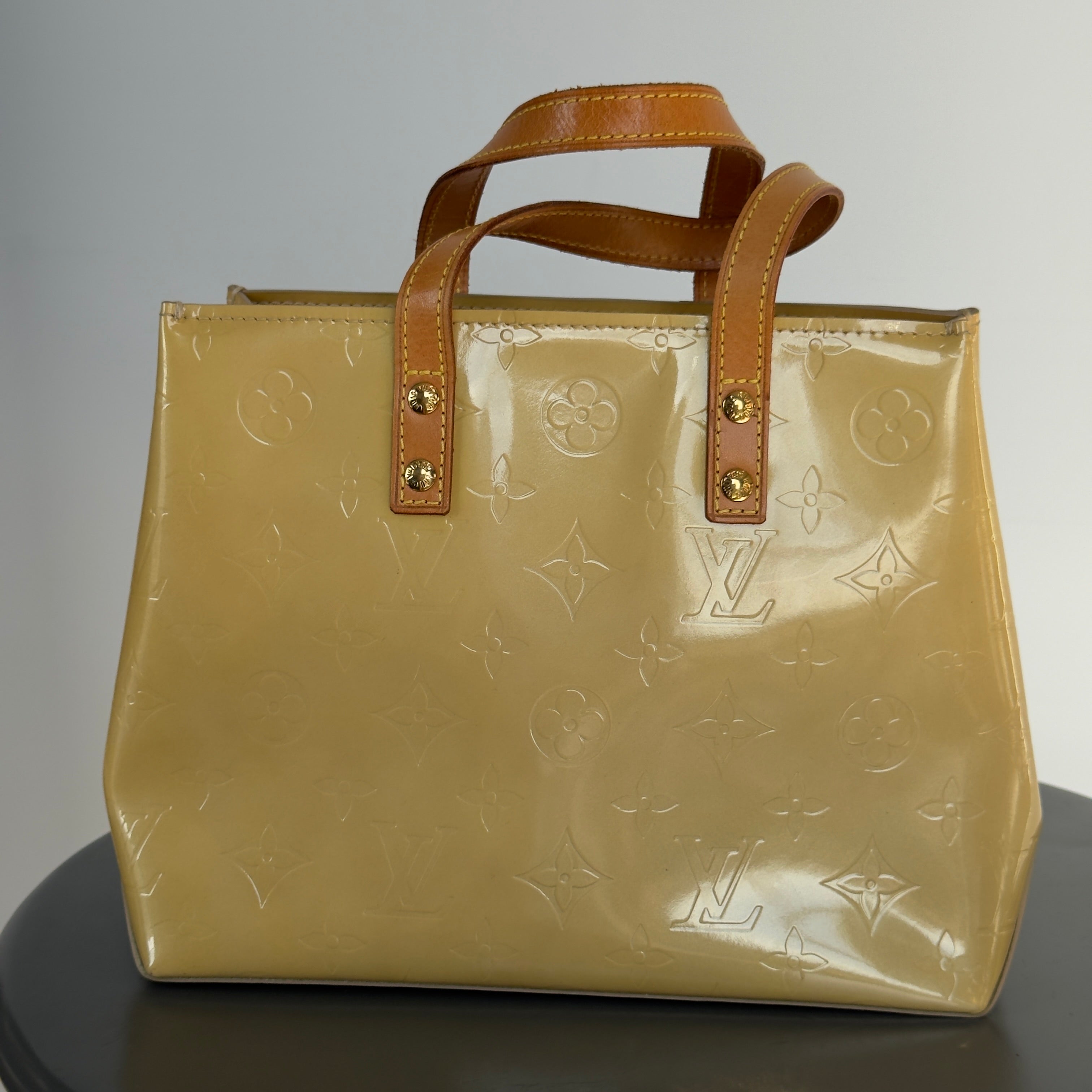 Louis Vuitton Vernis Reade PM Yellow -  Replica Handbags 