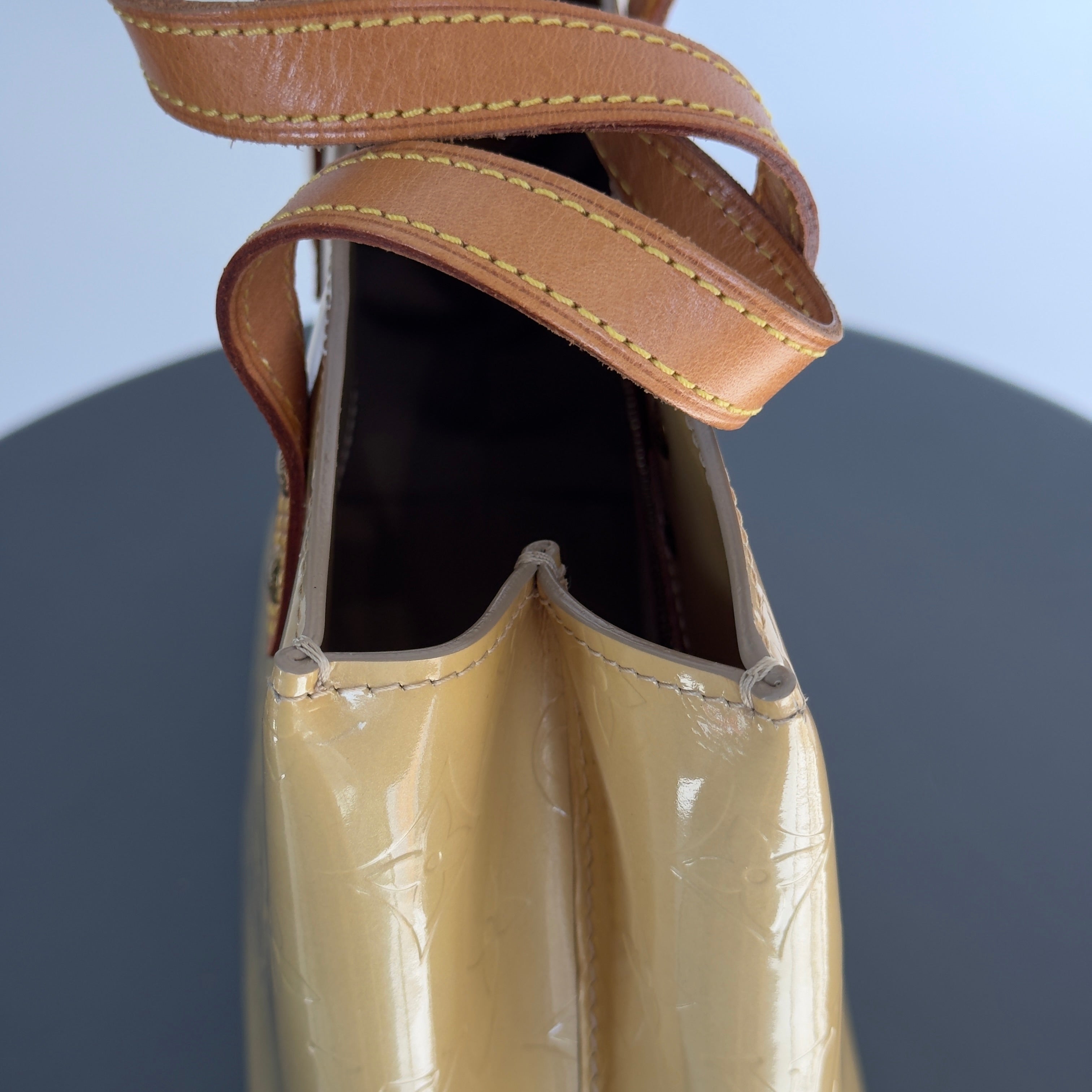 Louis Vuitton Vernis Reade PM Yellow -  Replica Handbags 