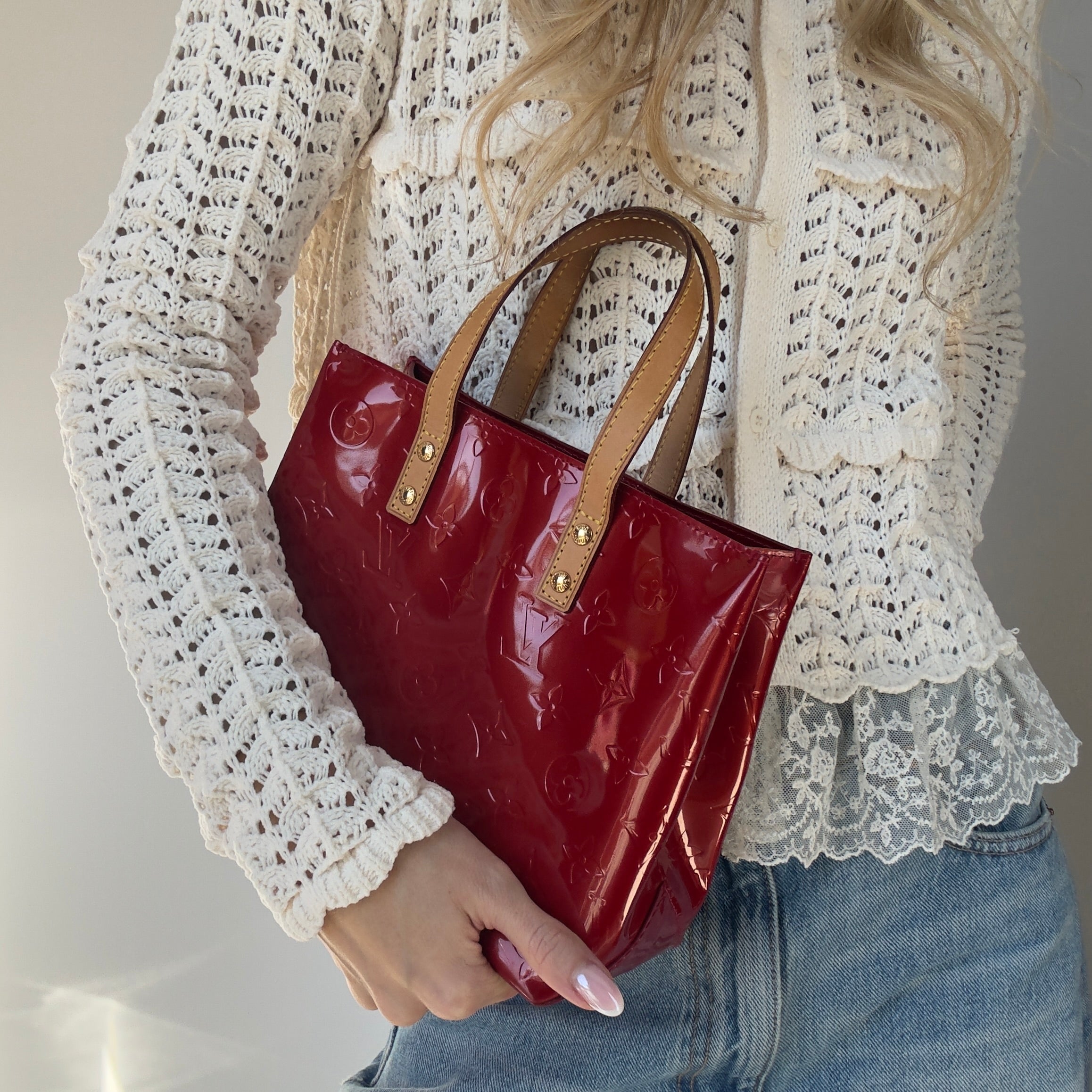 Louis Vuitton Vernis Reade PM Red