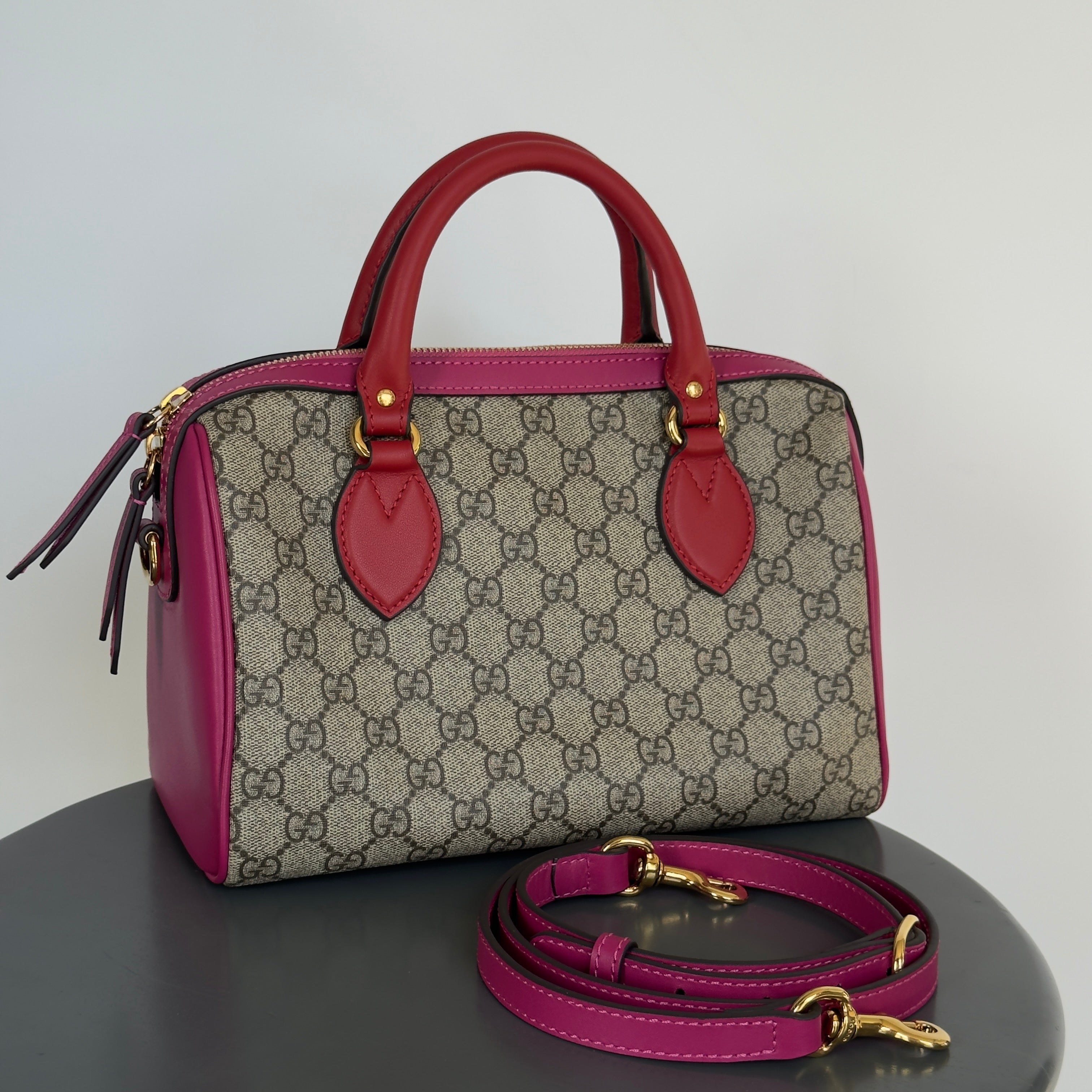 Gucci GG Supreme Boston Bag