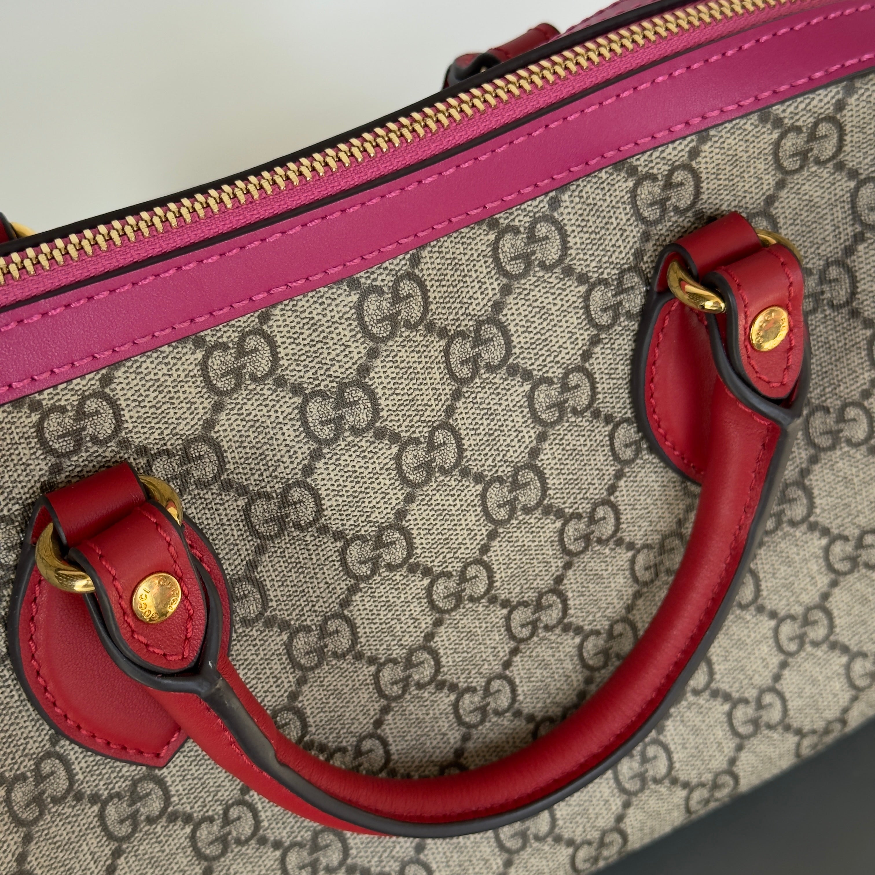 Gucci GG Supreme Boston Bag