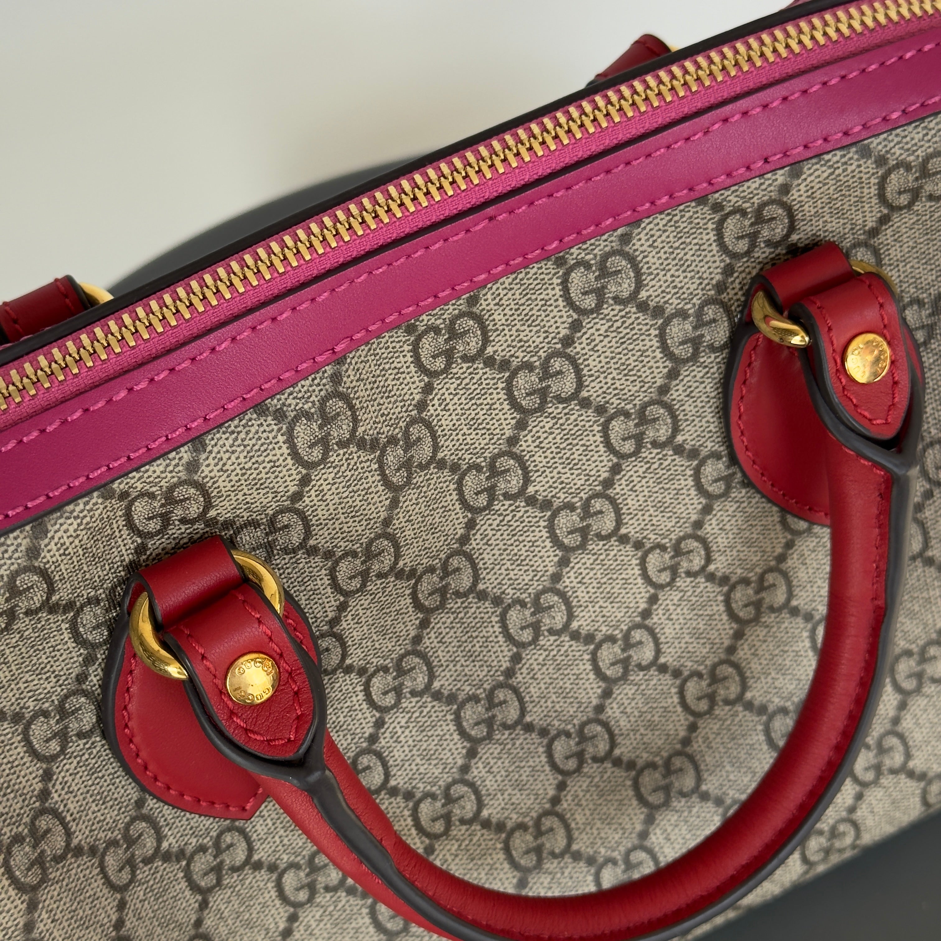 Gucci GG Supreme Boston Bag