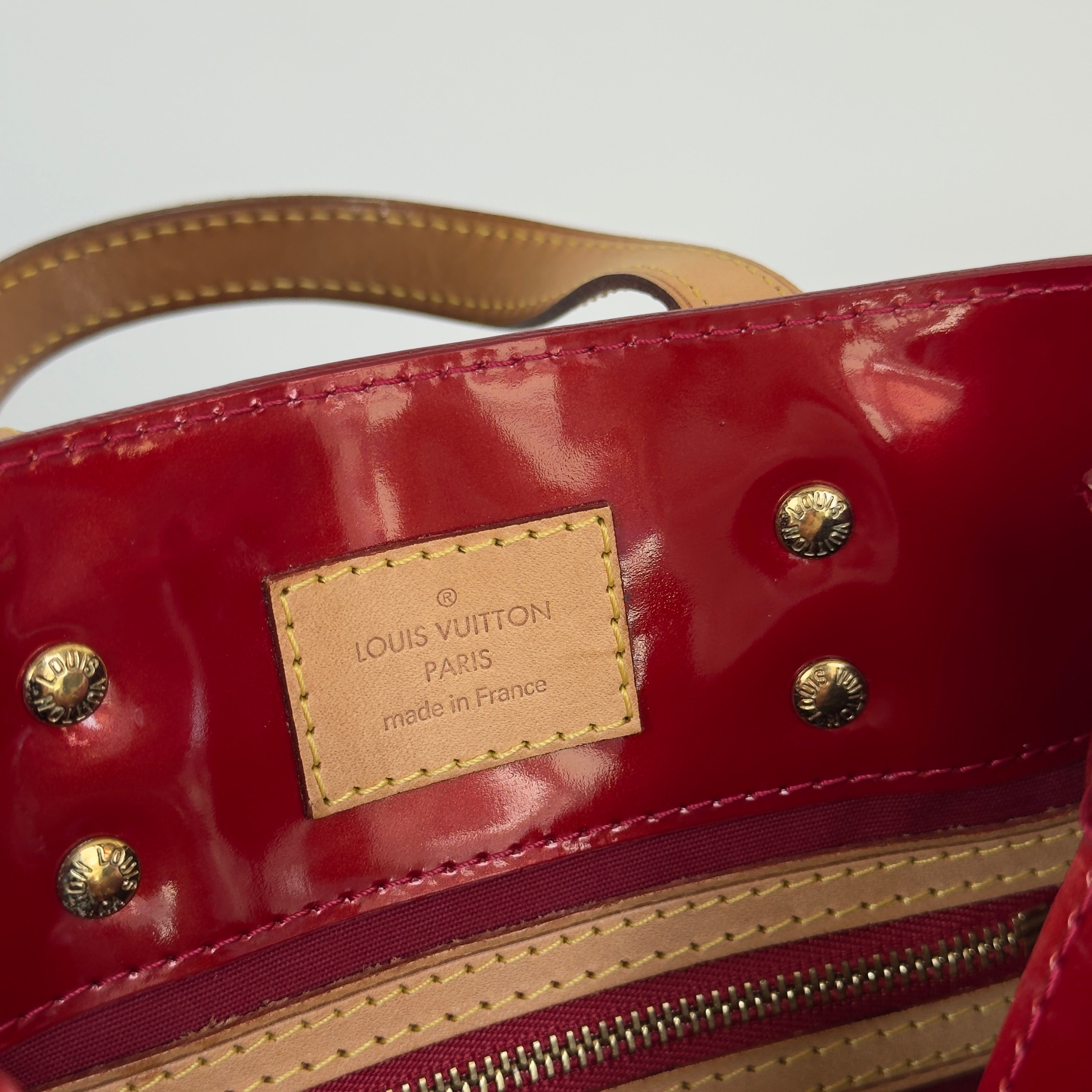 Louis Vuitton Vernis Reade PM Red