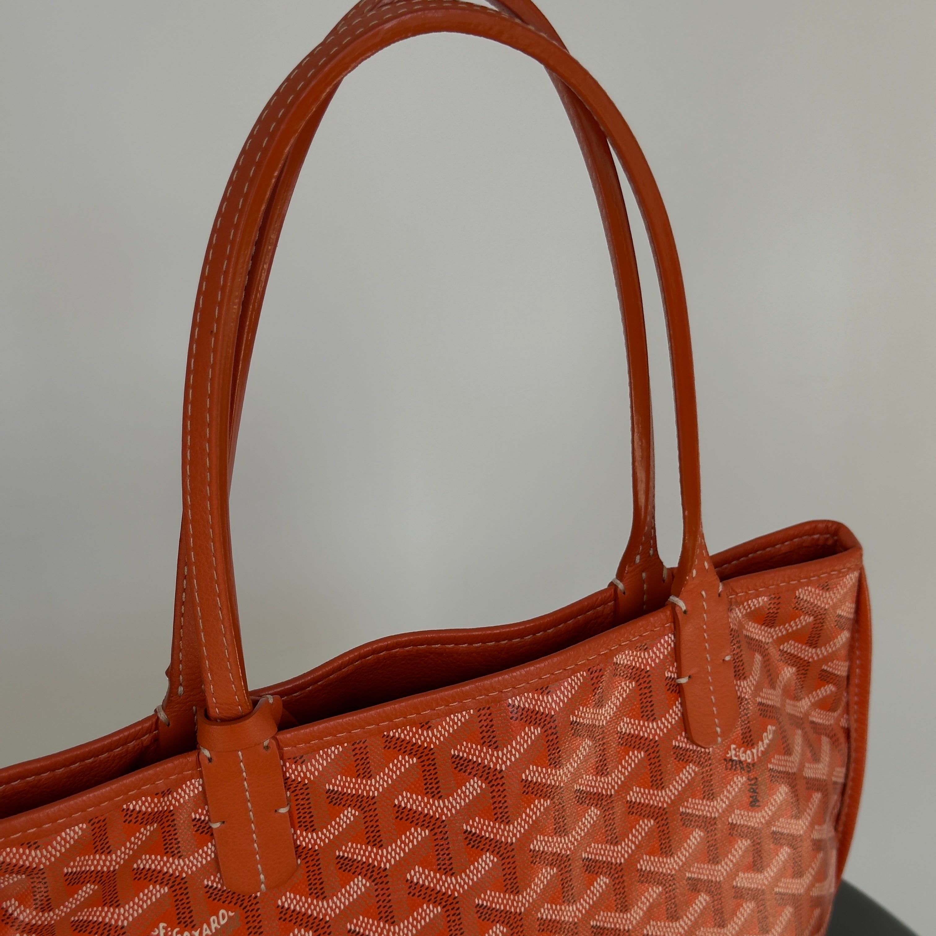 Goyard Mini Anjou Orange Tote