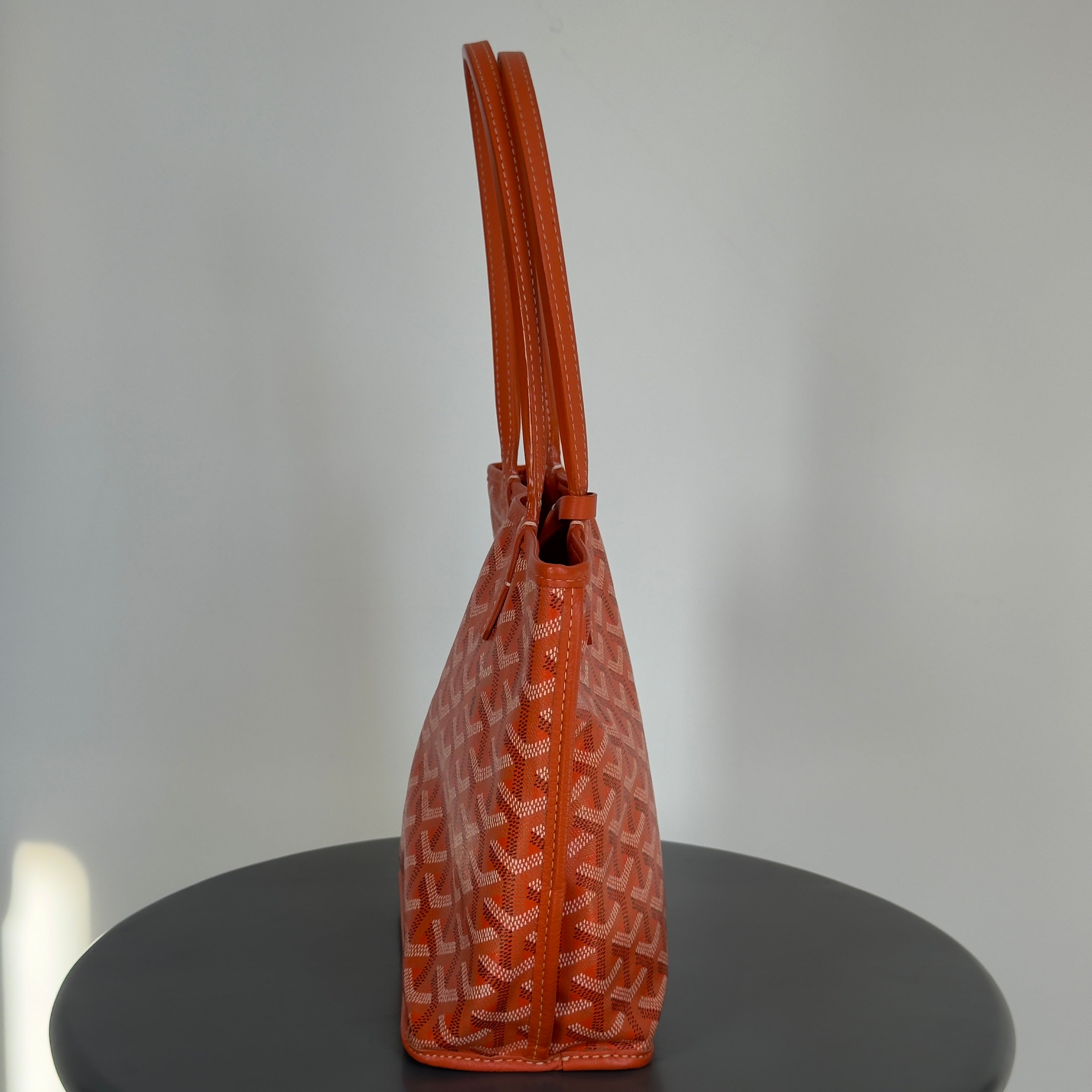 Goyard Mini Anjou Orange Tote