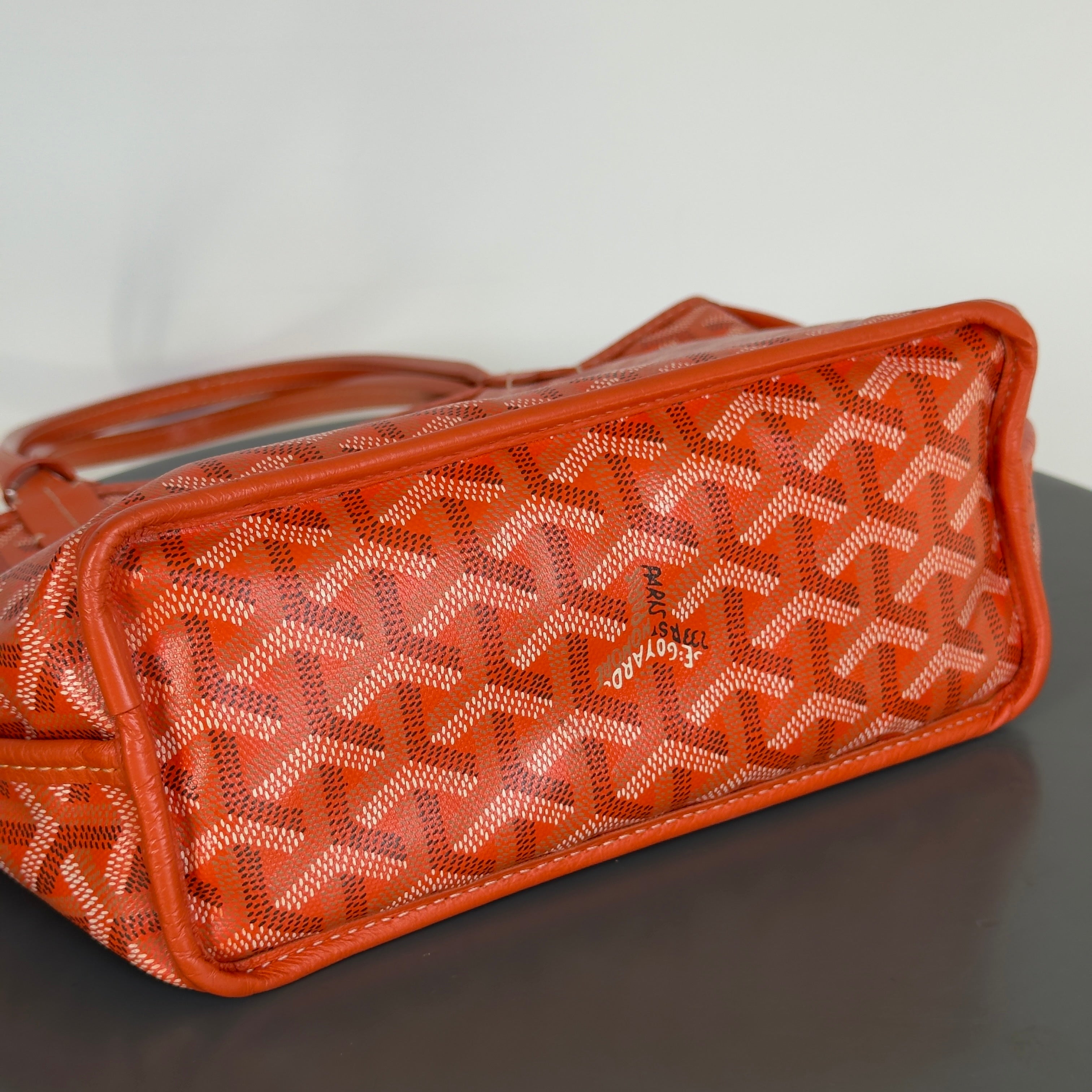 Goyard Mini Anjou Orange Tote