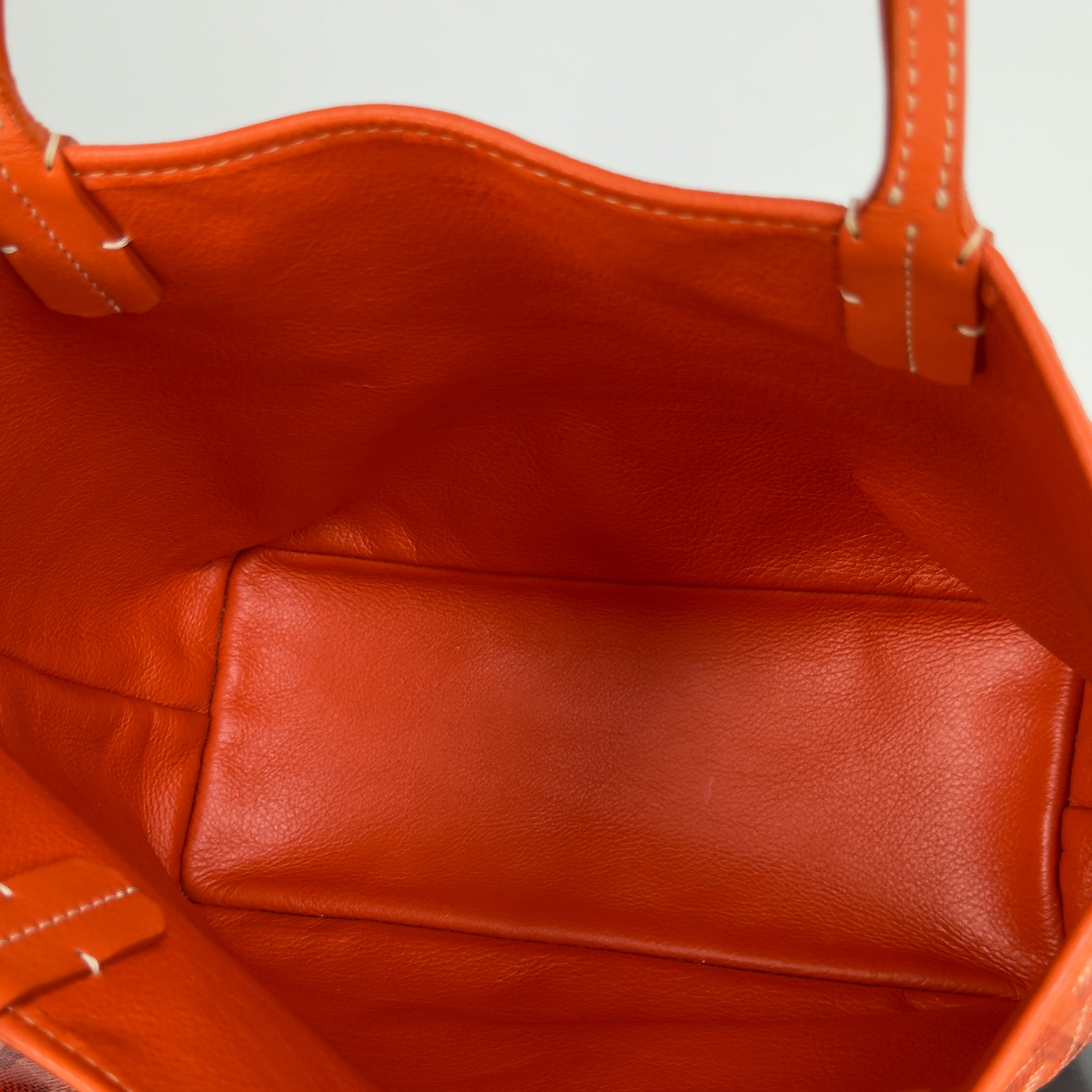 Goyard Mini Anjou Orange Tote