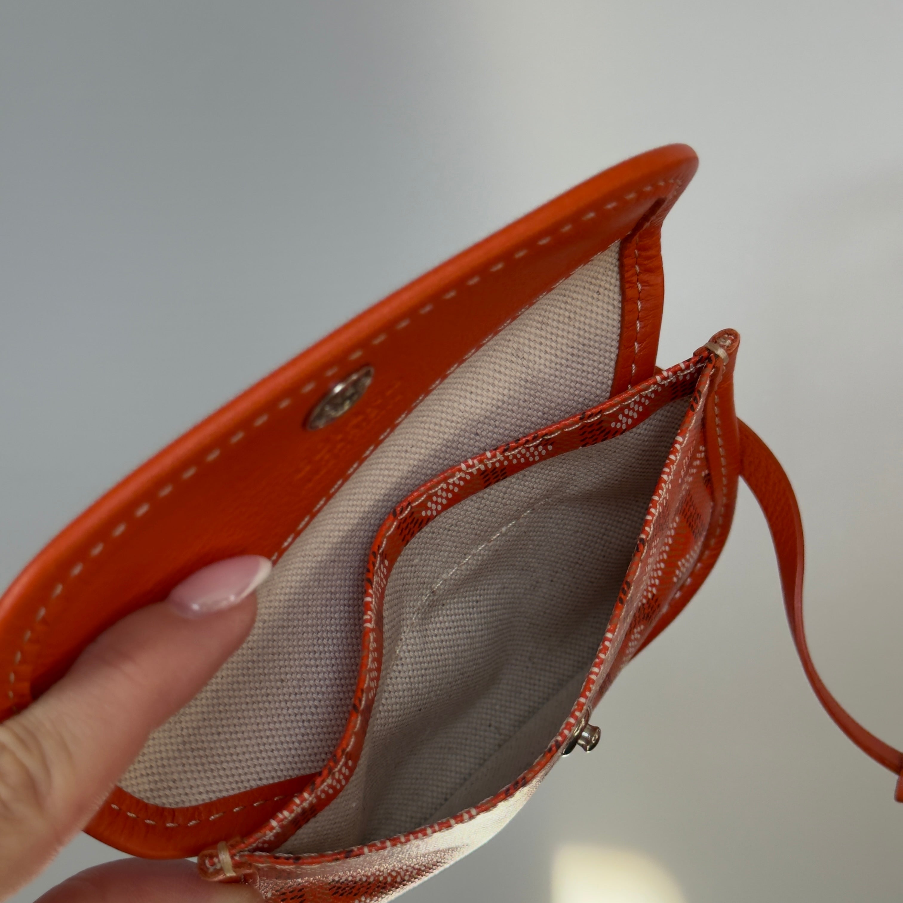 Goyard Mini Anjou Orange Tote