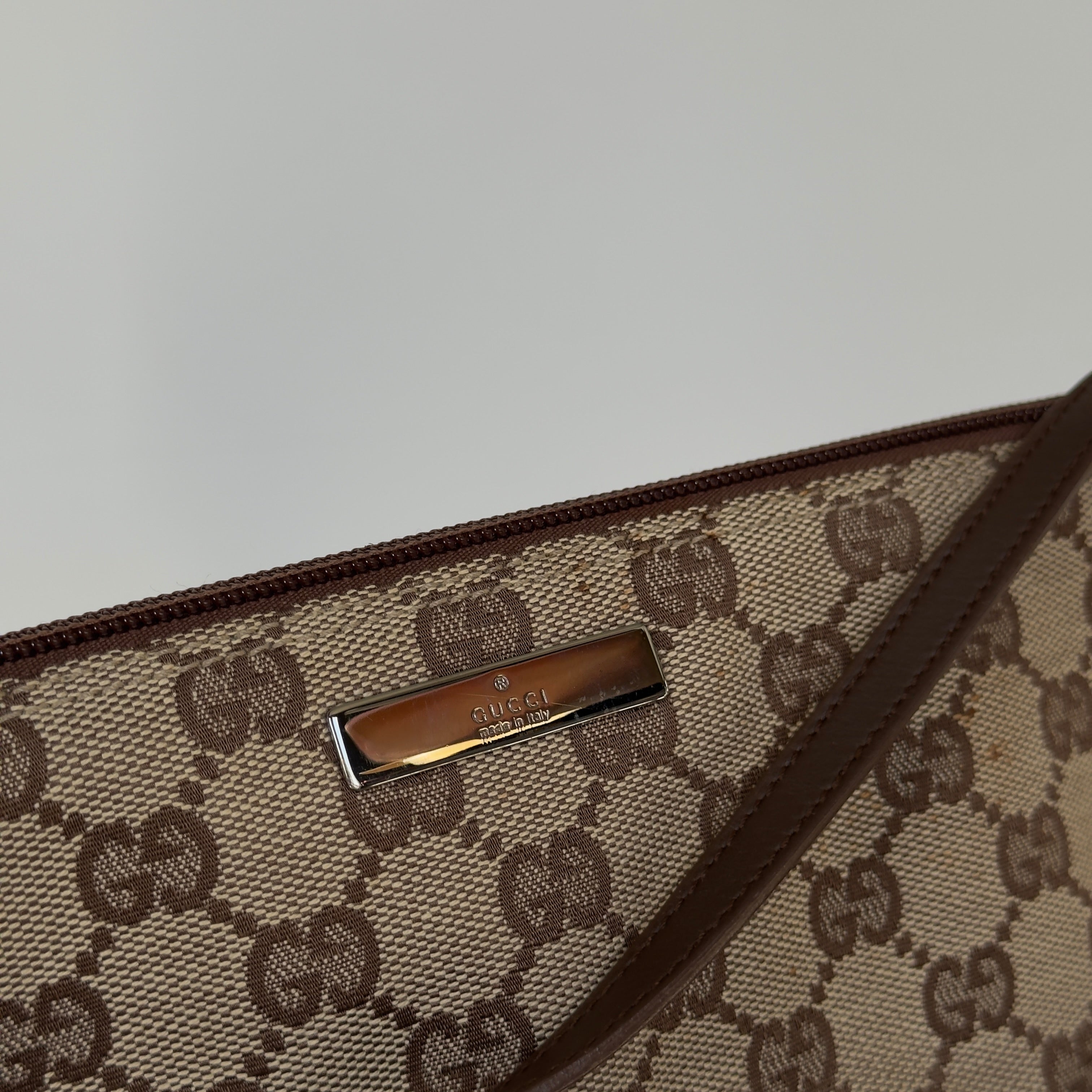 Gucci Canvas Boat Pochette