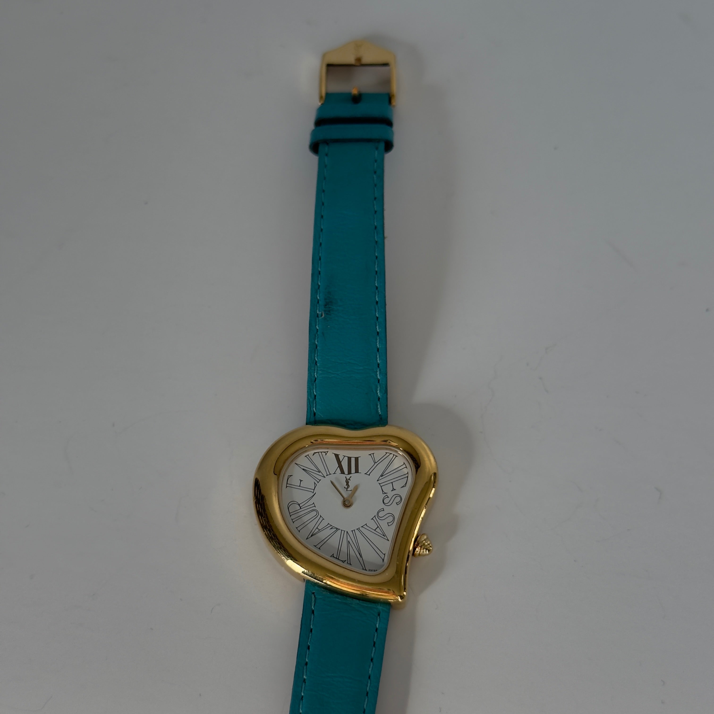 Vintage Yves Saint Laurent Heart Watch