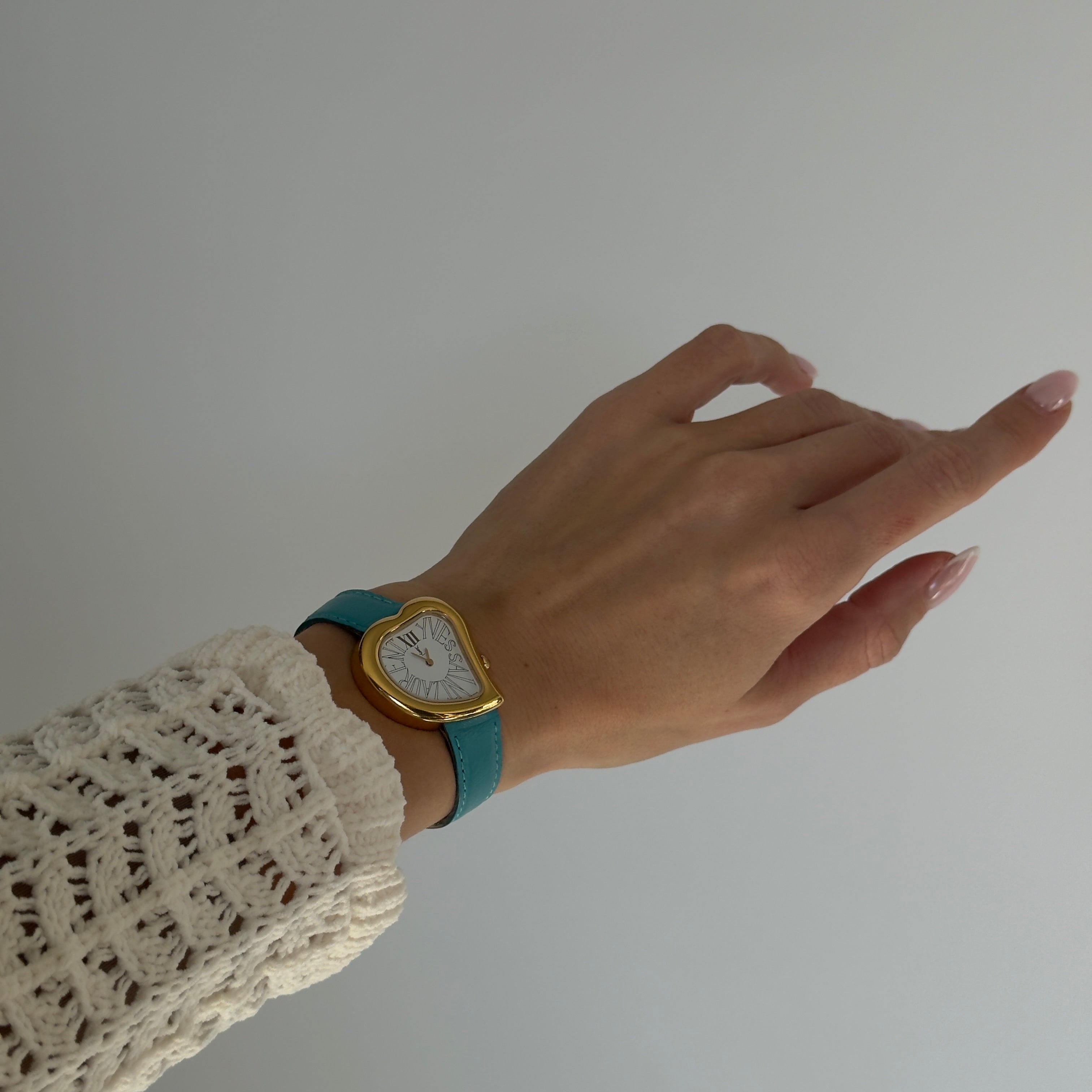 Vintage Yves Saint Laurent Heart Watch