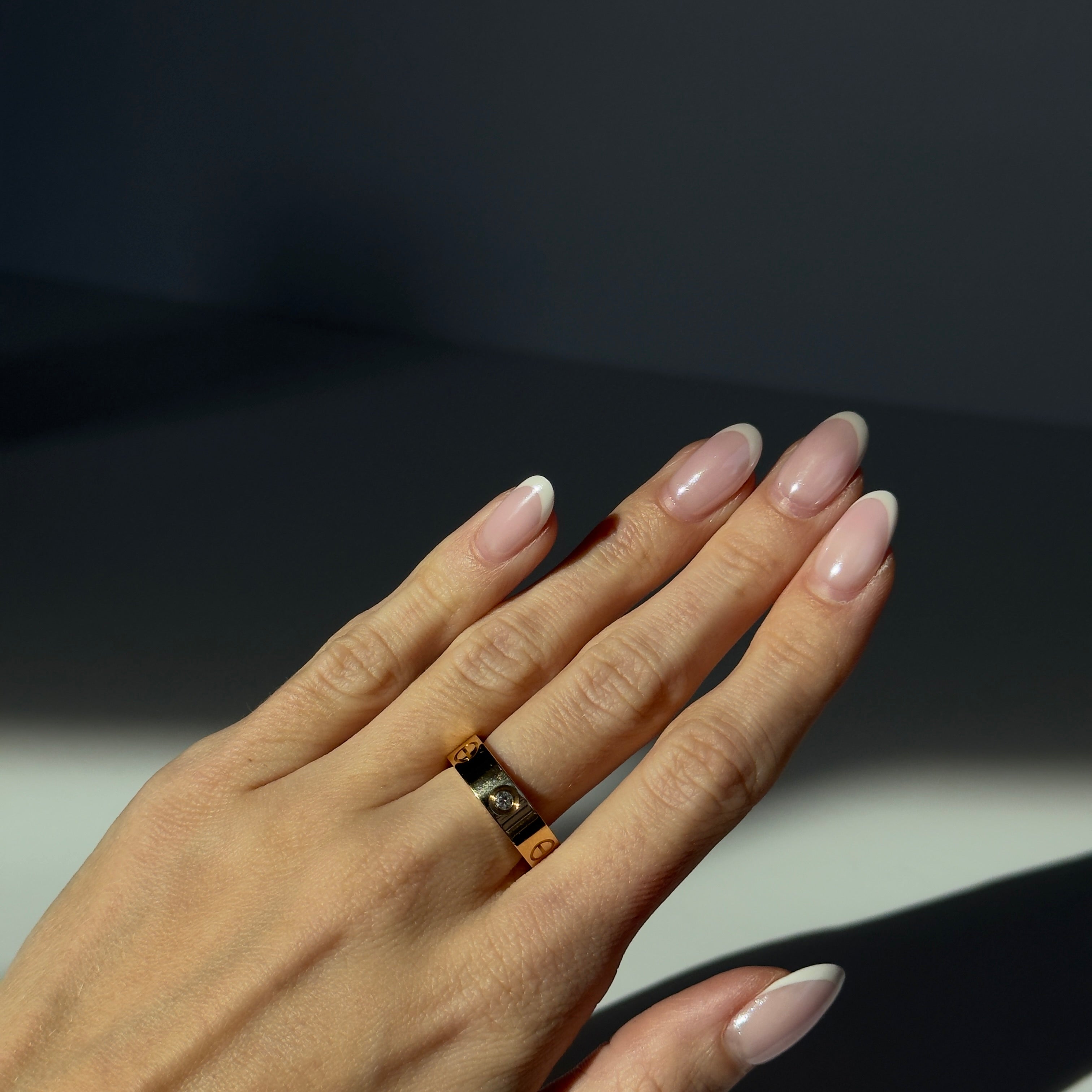 Cartier 18K Yellow Gold Diamond 5.5mm Love Ring