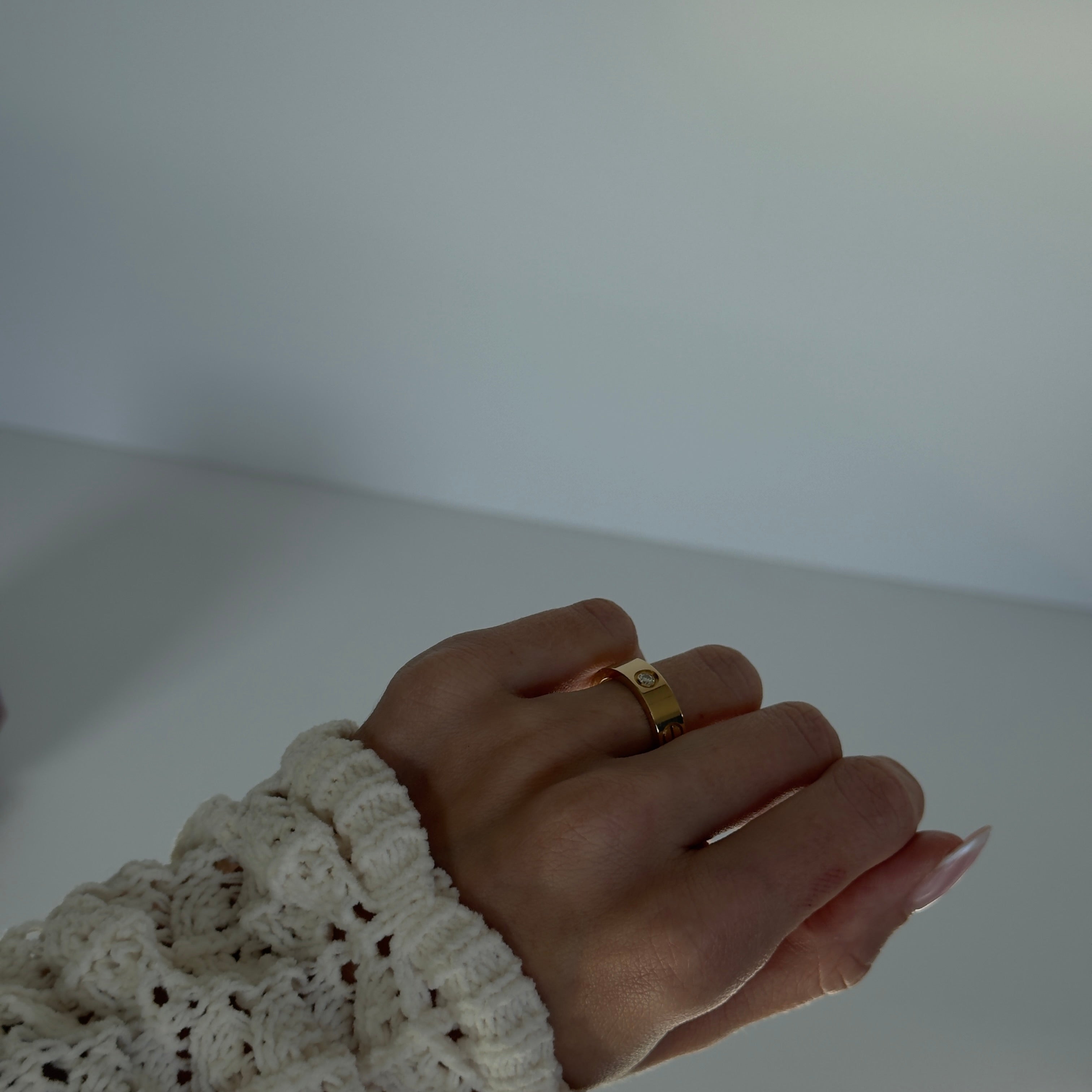 Cartier 18K Yellow Gold Diamond 5.5mm Love Ring