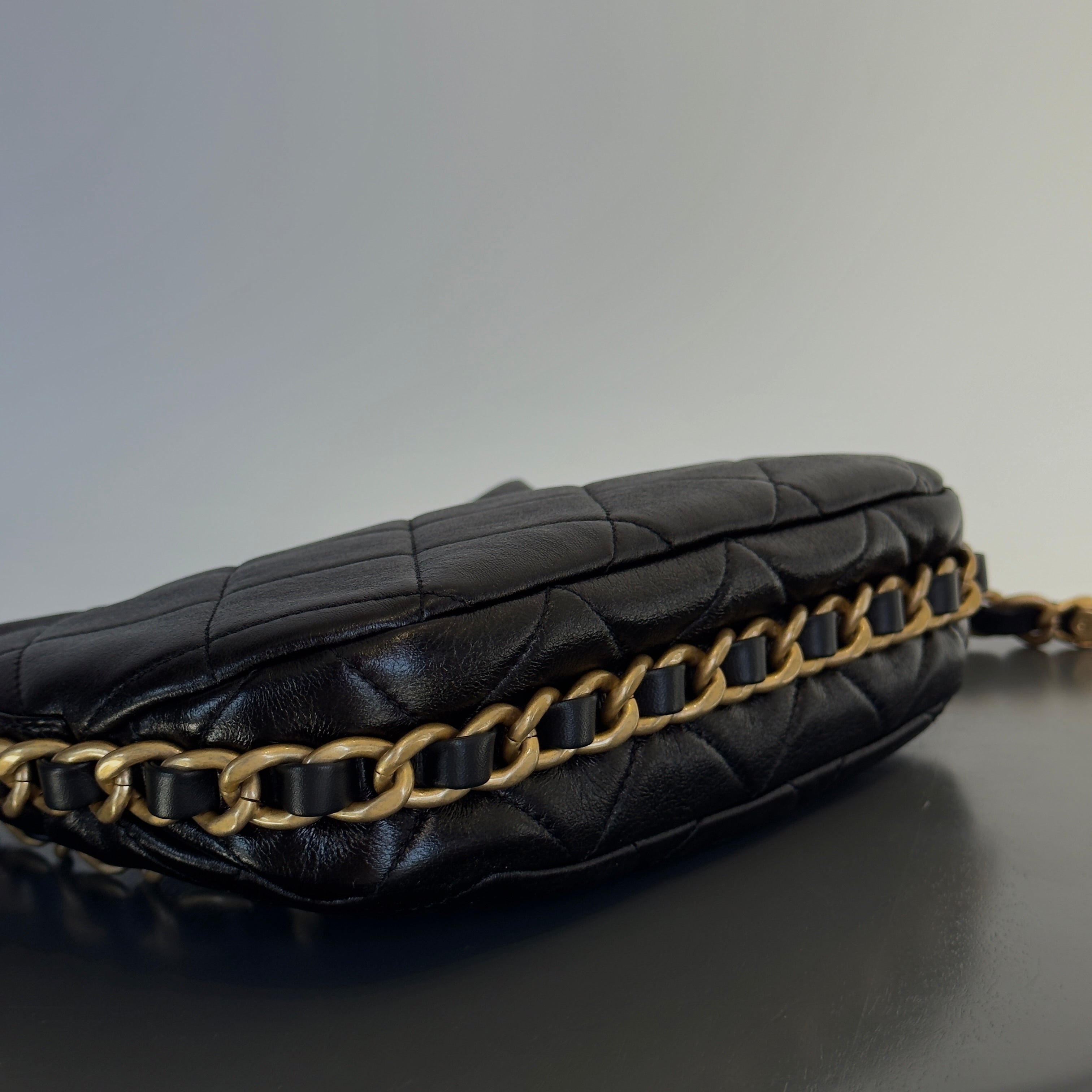 Chanel Quilted Lambskin Hobo With Adjustable Chain - Replica Handbags