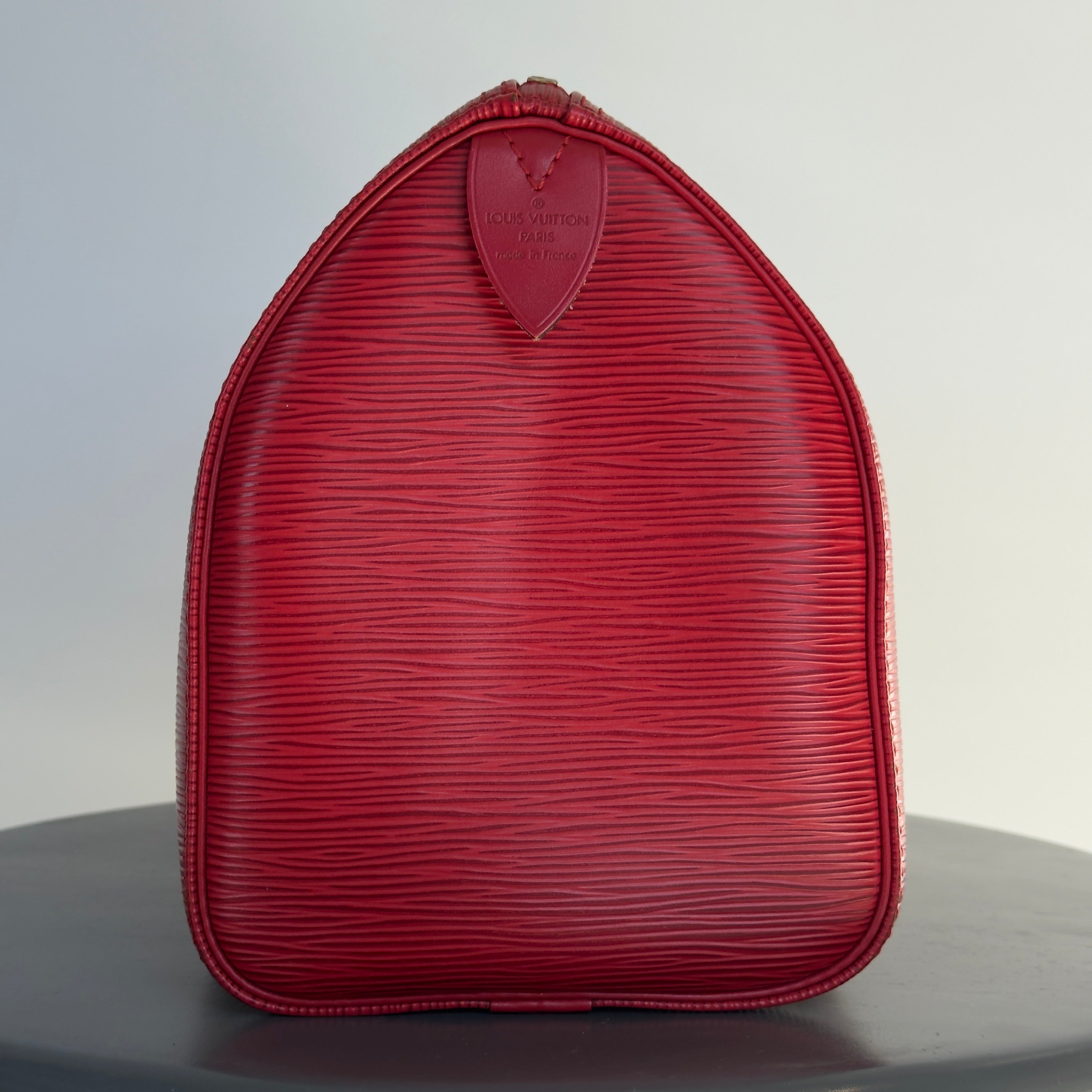Louis Vuitton Red Epi Speedy 30