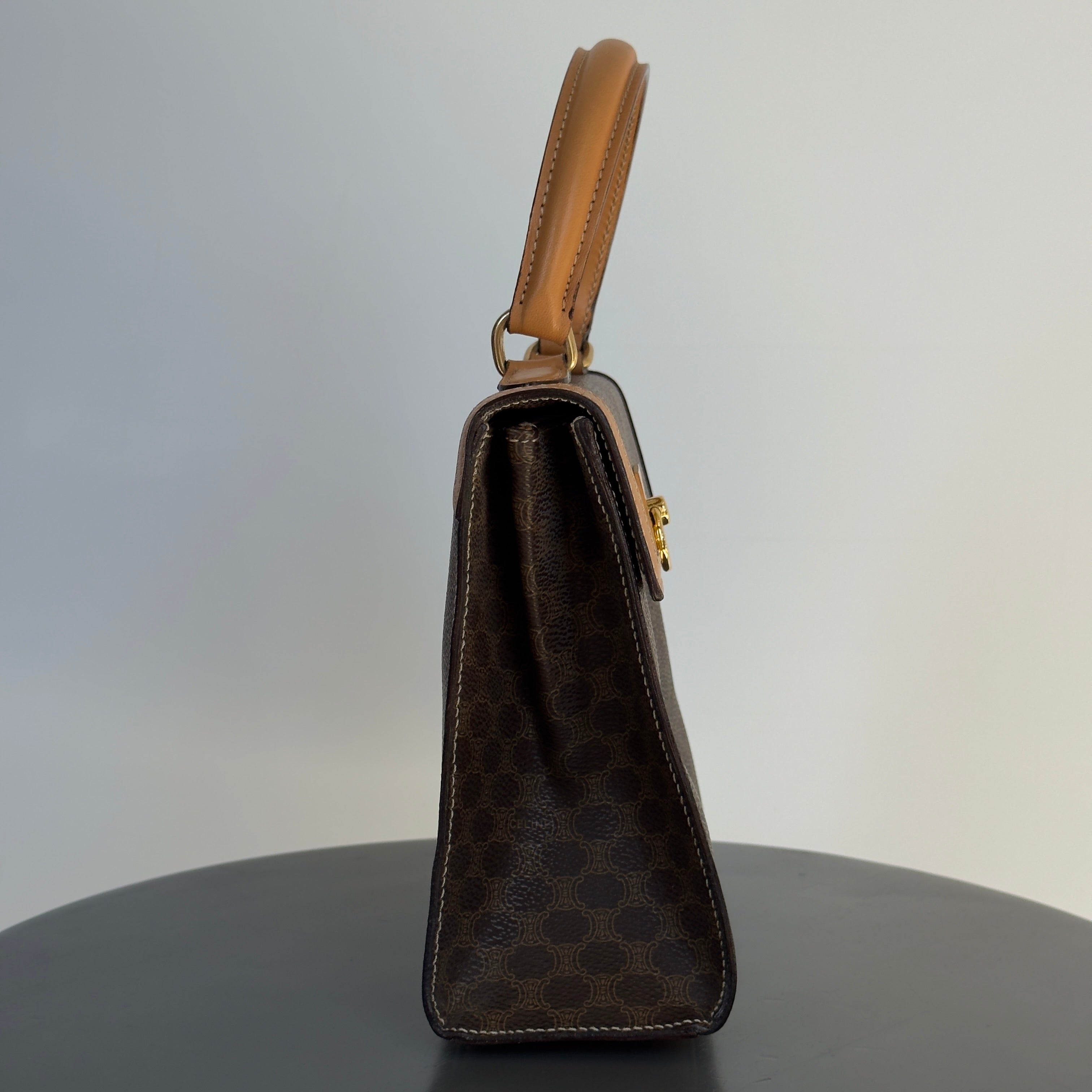 Vintage Celine Macadam Top Handle