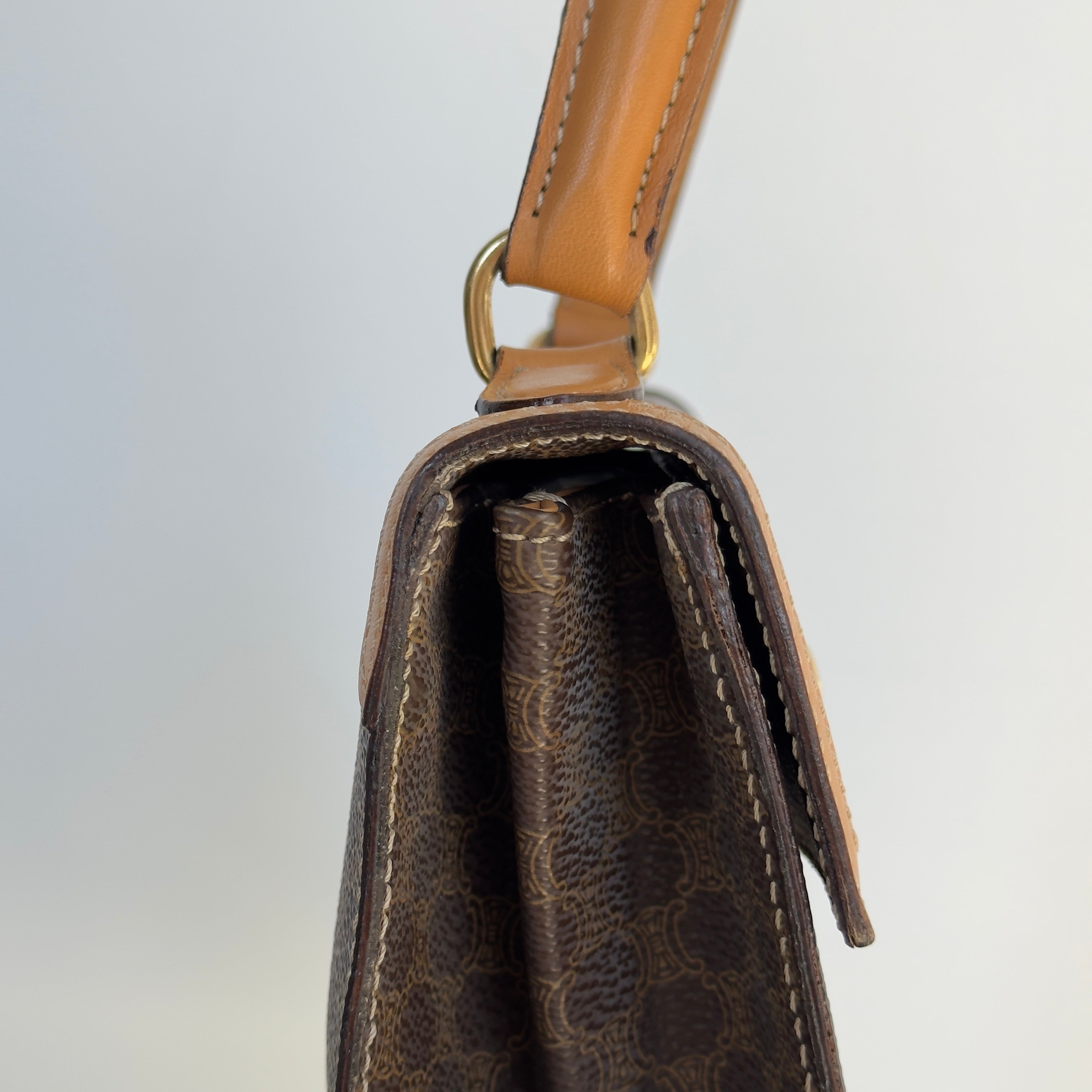 Vintage Celine Macadam Top Handle