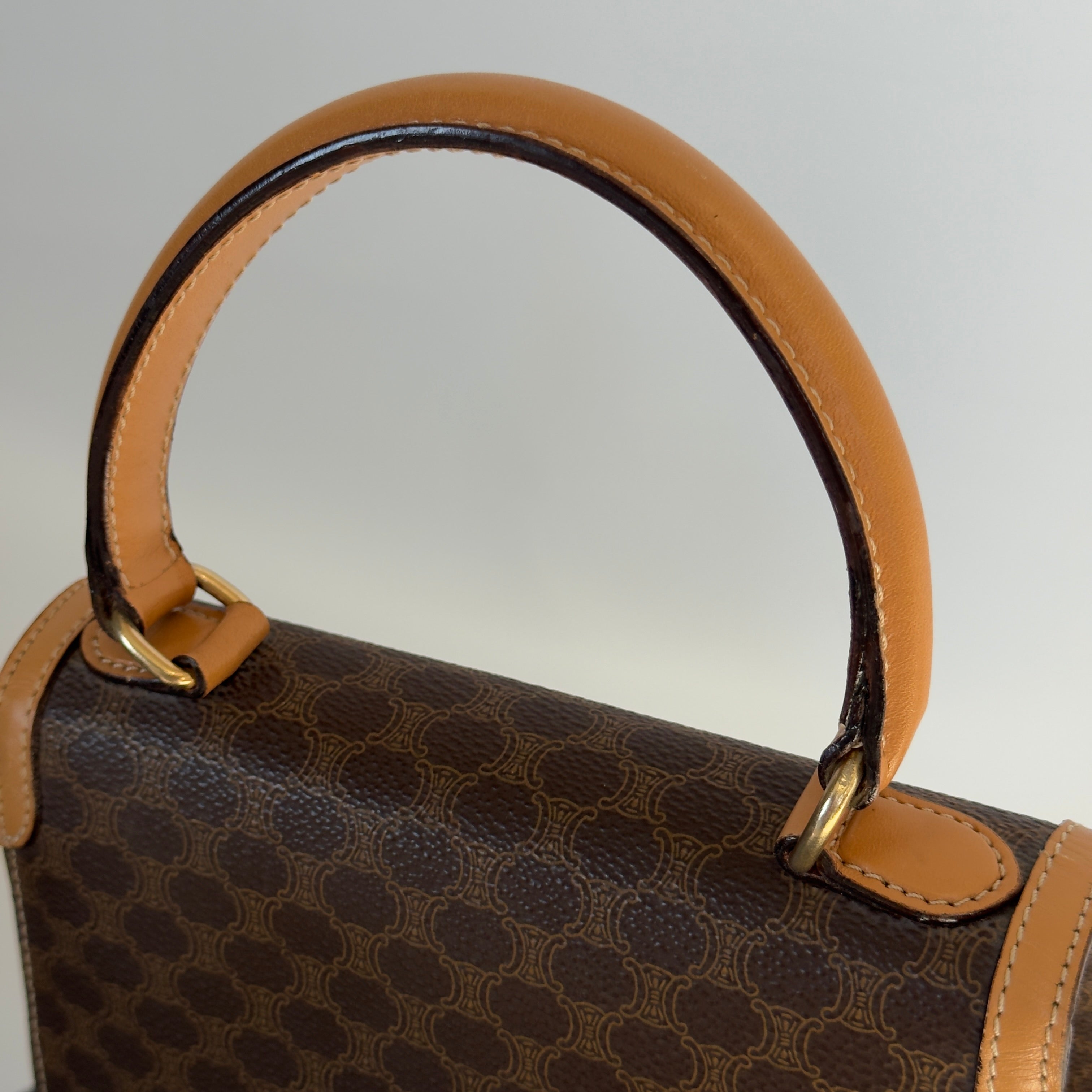 Vintage Celine Macadam Top Handle