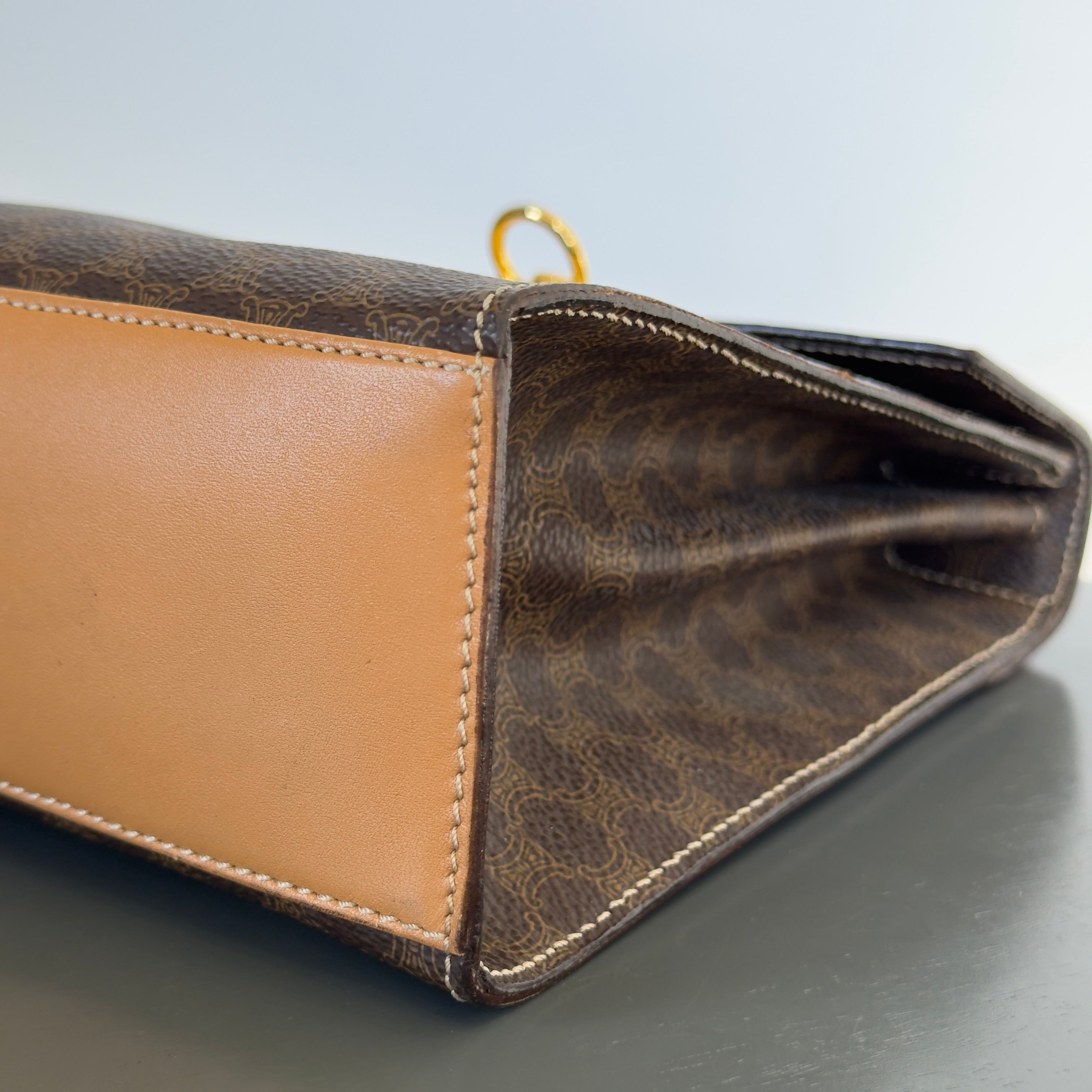 Vintage Celine Macadam Top Handle