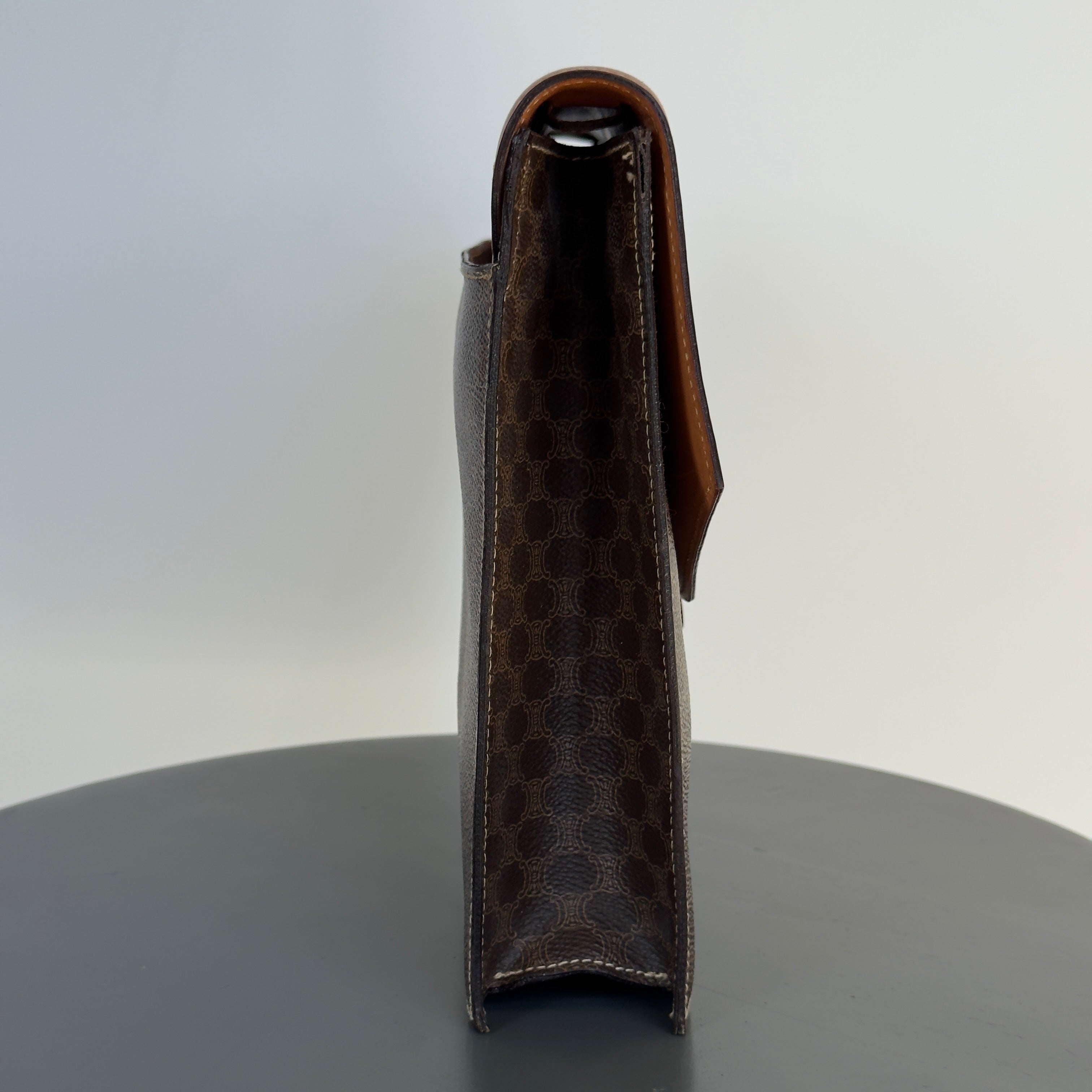 Celine Macadam Triomphe Crossbody Flap Bag